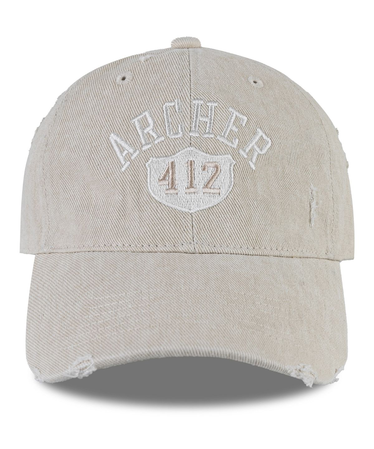 네이비팀(NAVYTEAM) ARCHER 412 Pigment Damage Ball Cap