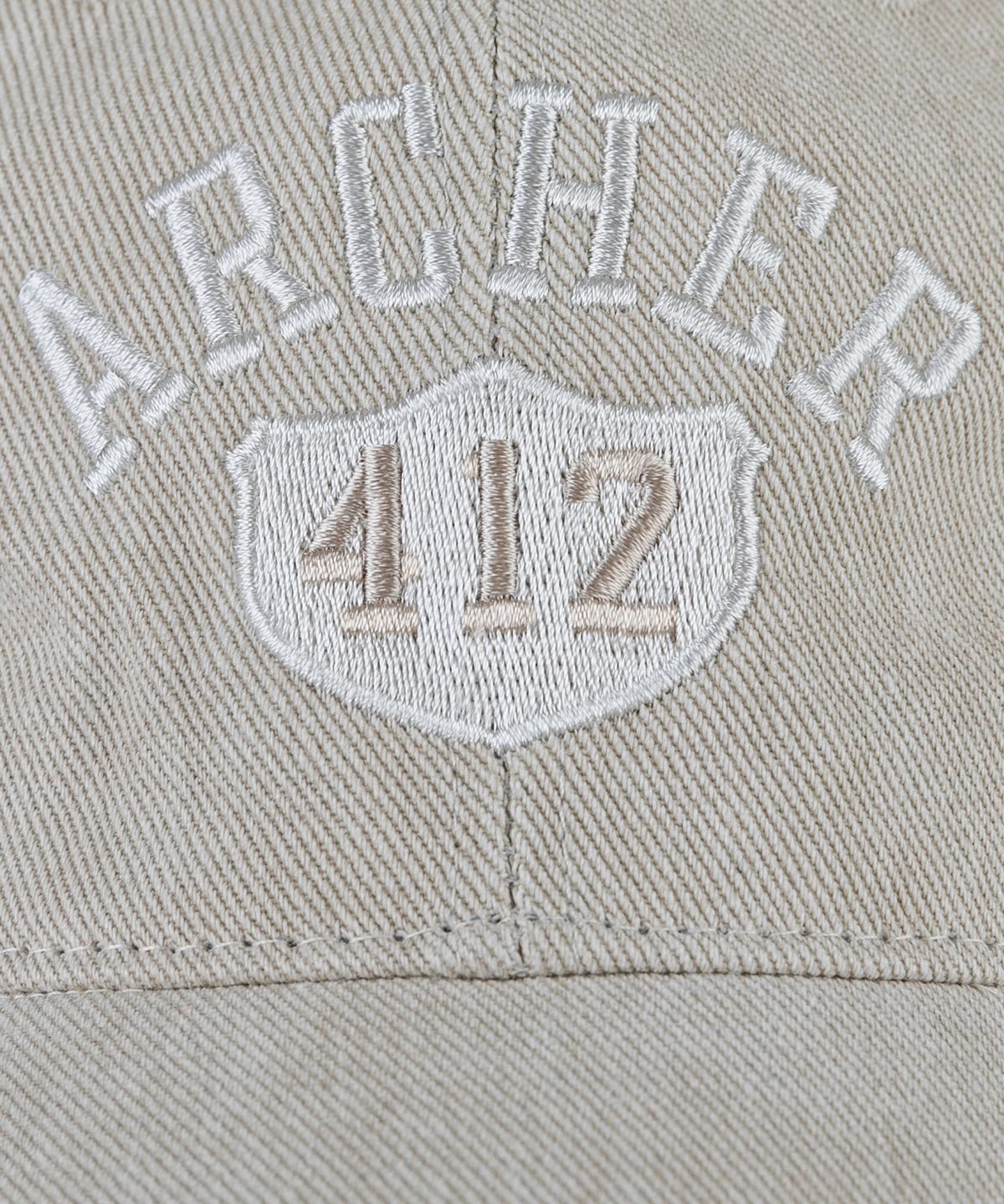 네이비팀(NAVYTEAM) ARCHER 412 Pigment Damage Ball Cap