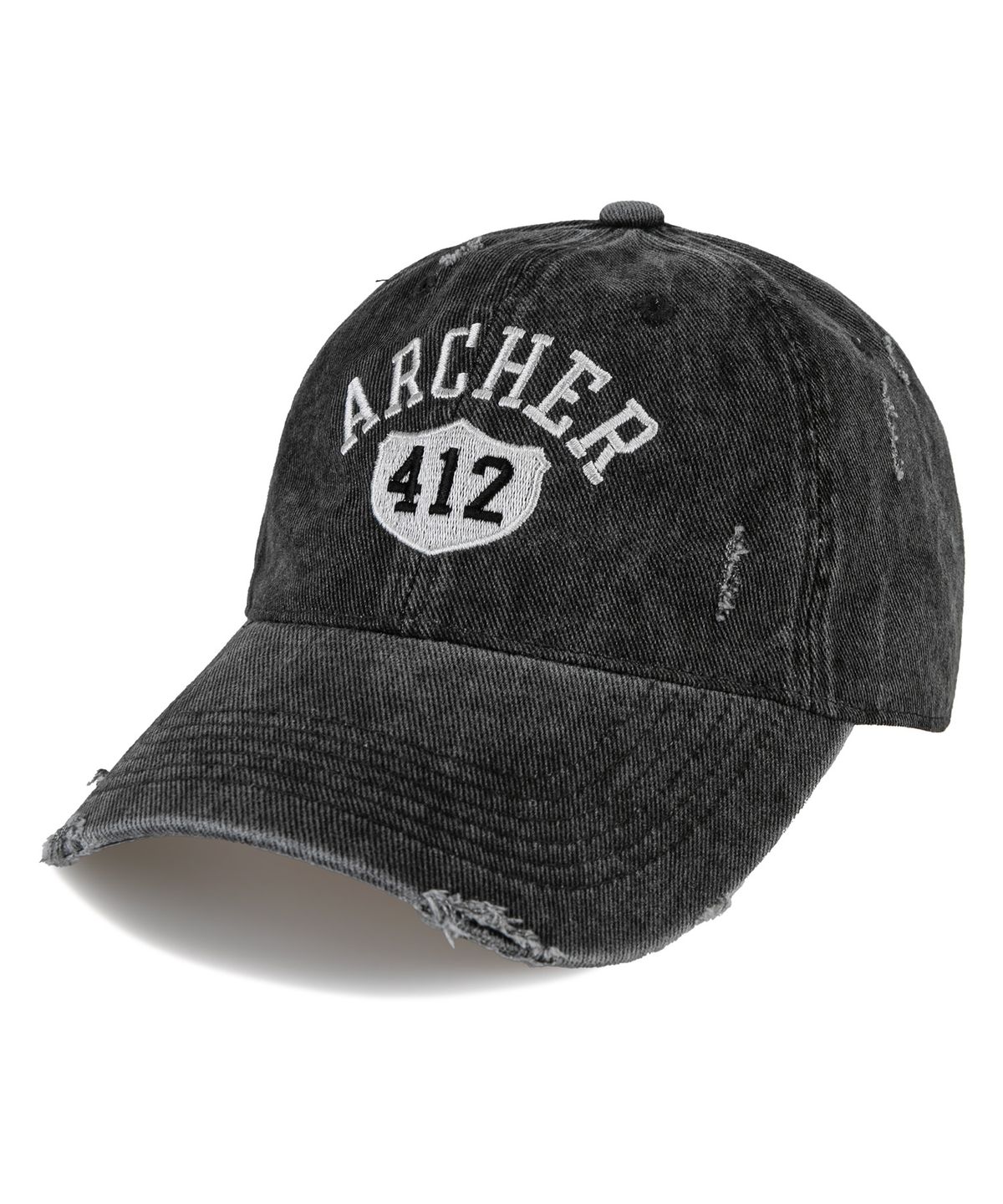 네이비팀(NAVYTEAM) ARCHER 412 Pigment Damage Ball Cap