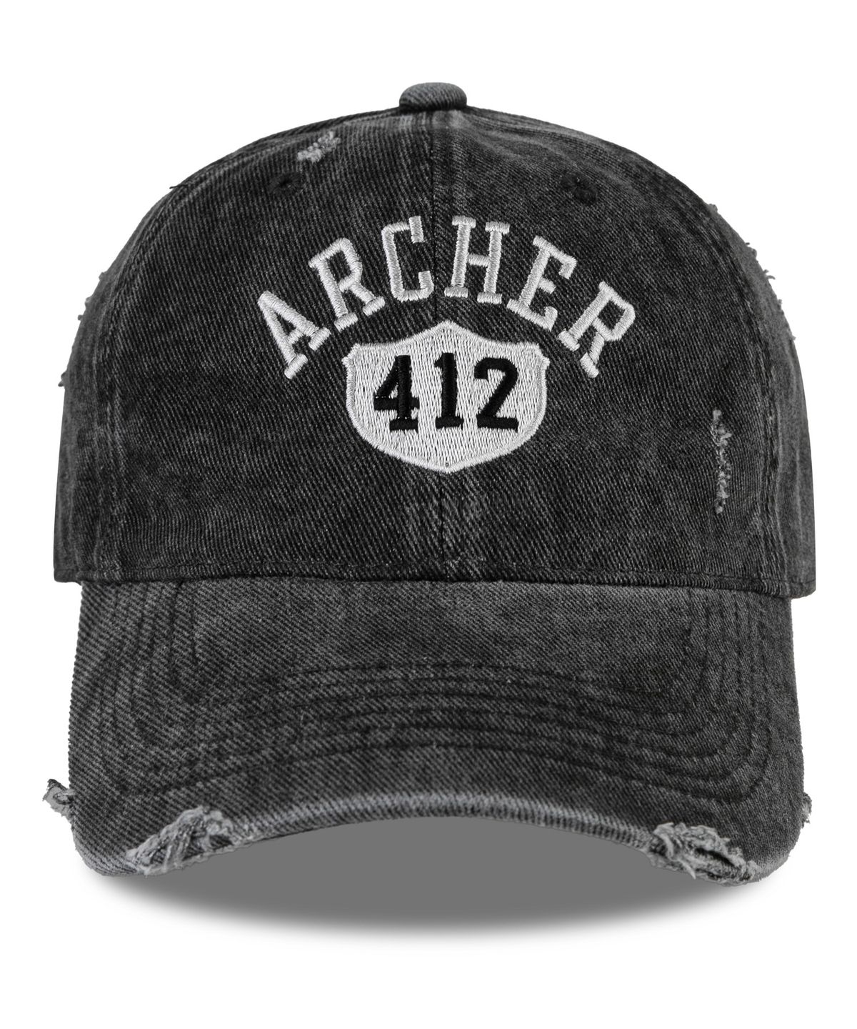 네이비팀(NAVYTEAM) ARCHER 412 Pigment Damage Ball Cap