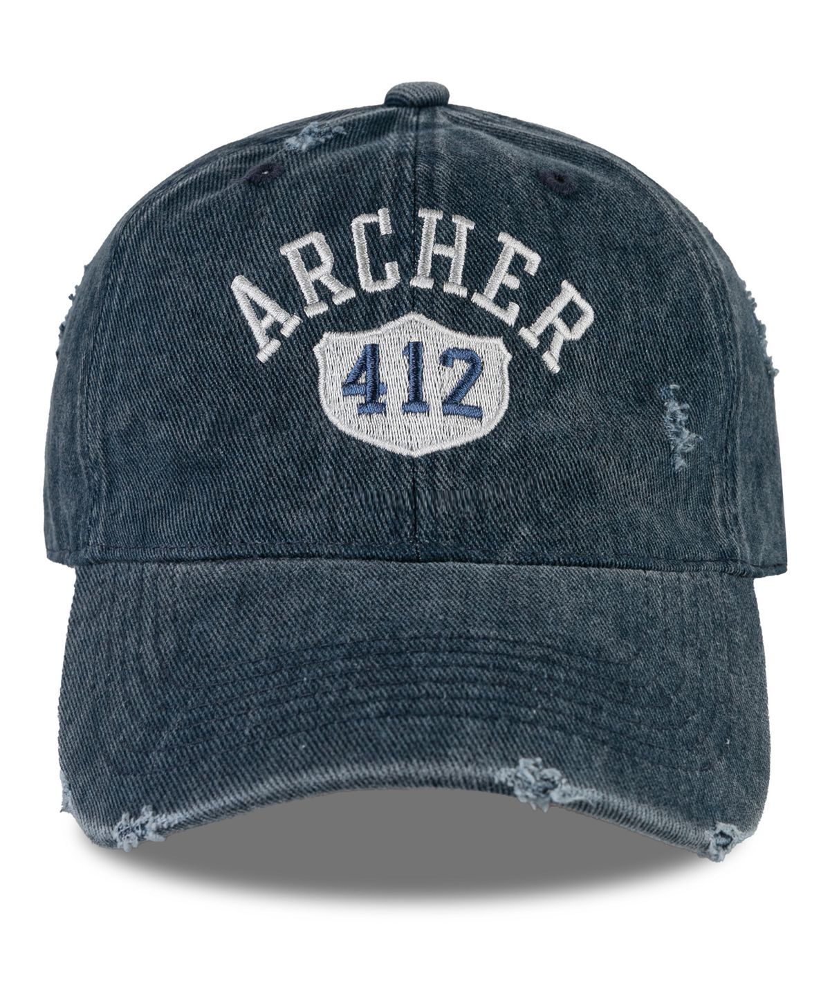 네이비팀(NAVYTEAM) ARCHER 412 Pigment Damage Ball Cap