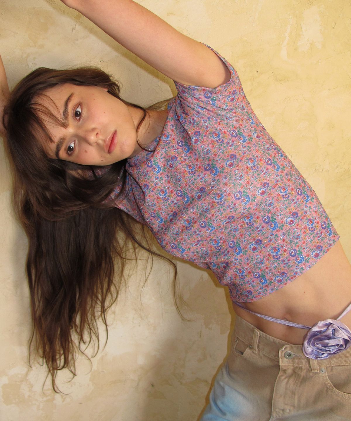 센토르(CENTAUR.KR) GLITTER ROSI T-SHIRT_PINK