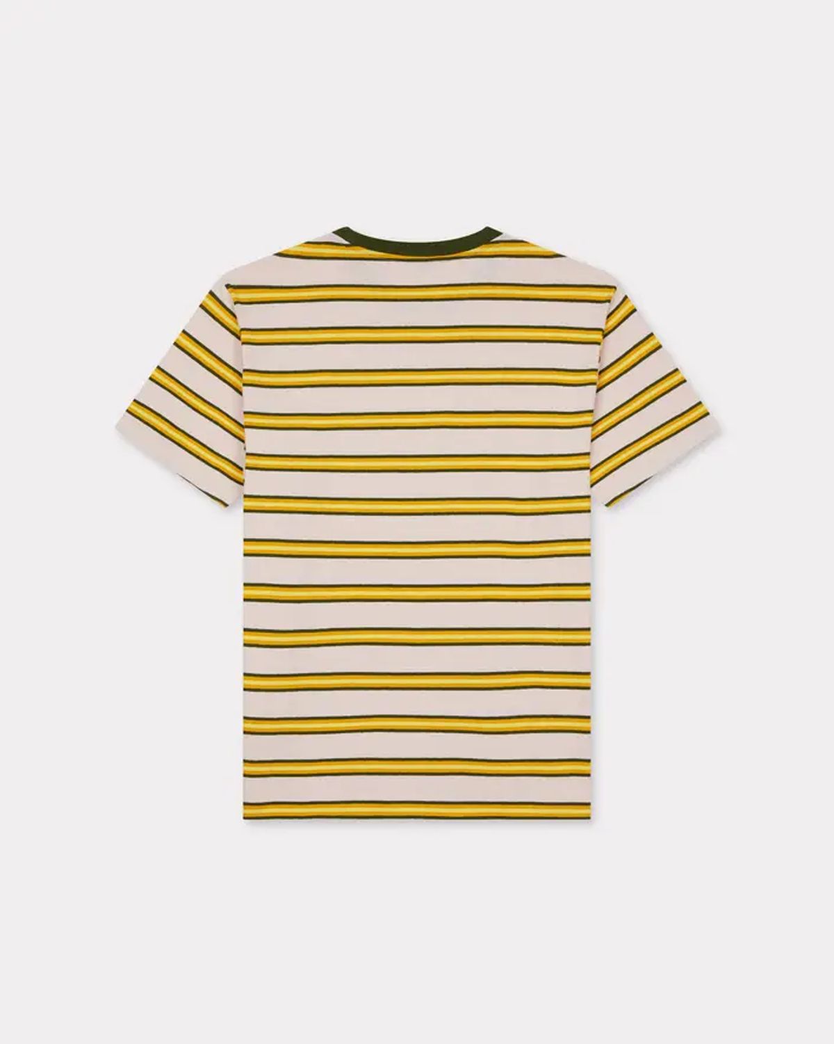 겐조(KENZO) 남성 하이써머 갓츠 겐조 코스트라인 스트라이프 자수 클래식 티셔츠_K256AMTH02PKX