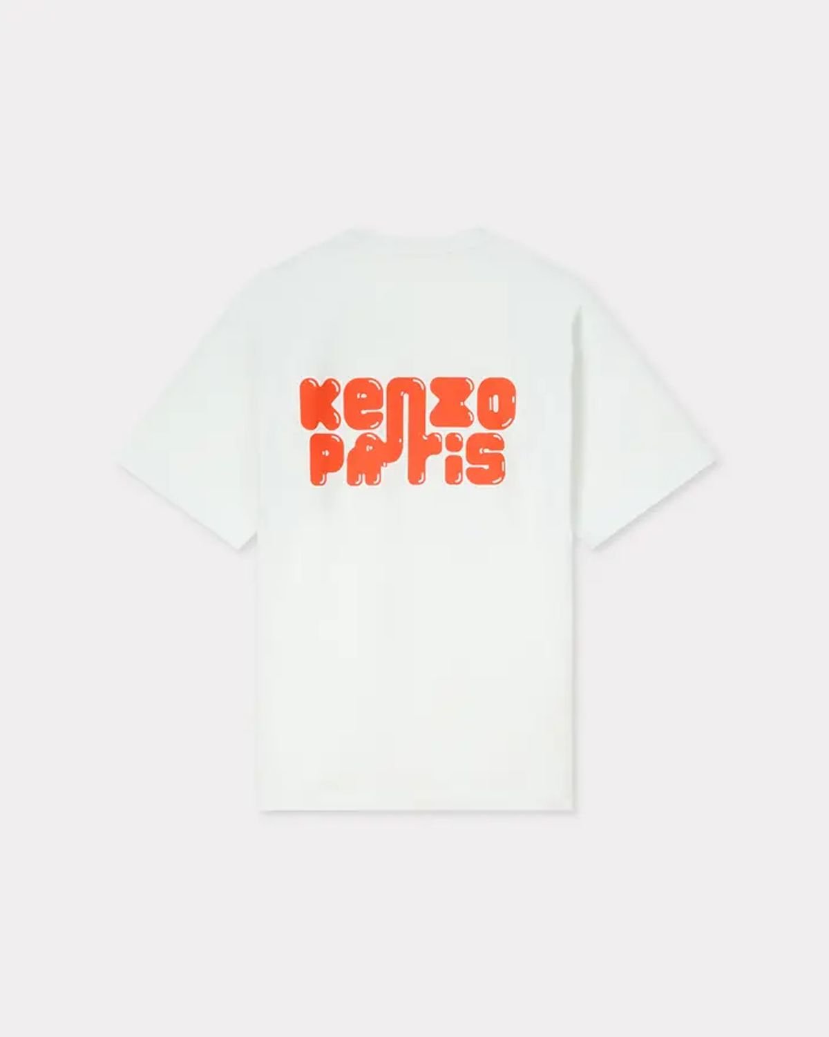 겐조(KENZO) 남성 하이써머 갓츠 겐조 엘리펀트 로고 오버사이즈 티셔츠_K256AMTH01WHX