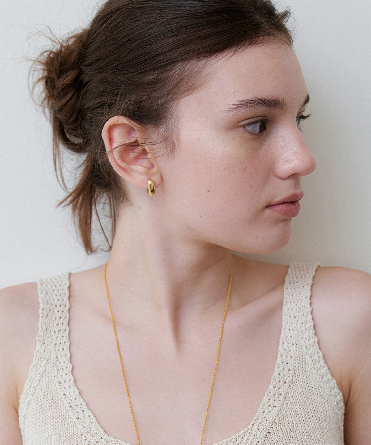 오블라(OVLA) volume square one touch earring_3type JE079