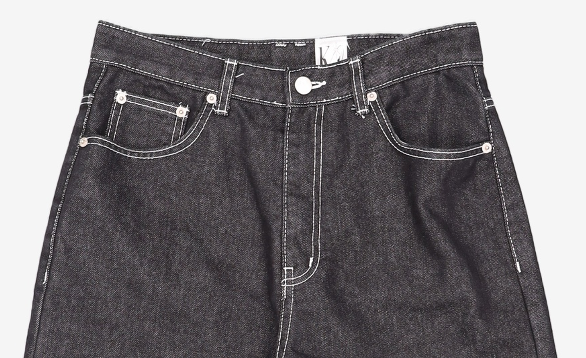 카시코(KASHIKO) 청/데님 팬츠 2