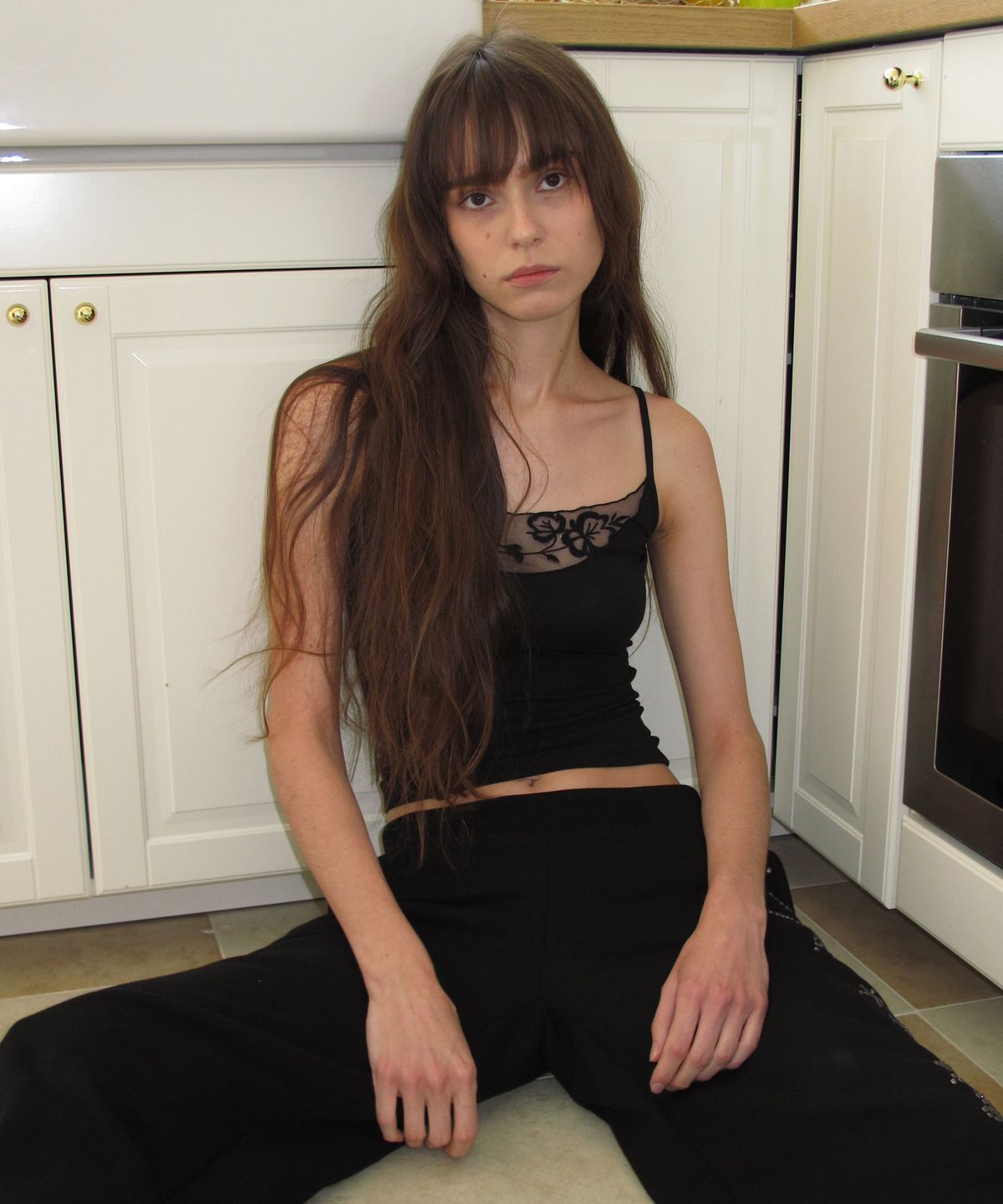 센토르(CENTAUR.KR) VIRGIN LACE SLEEVELESS TOP_BLACK