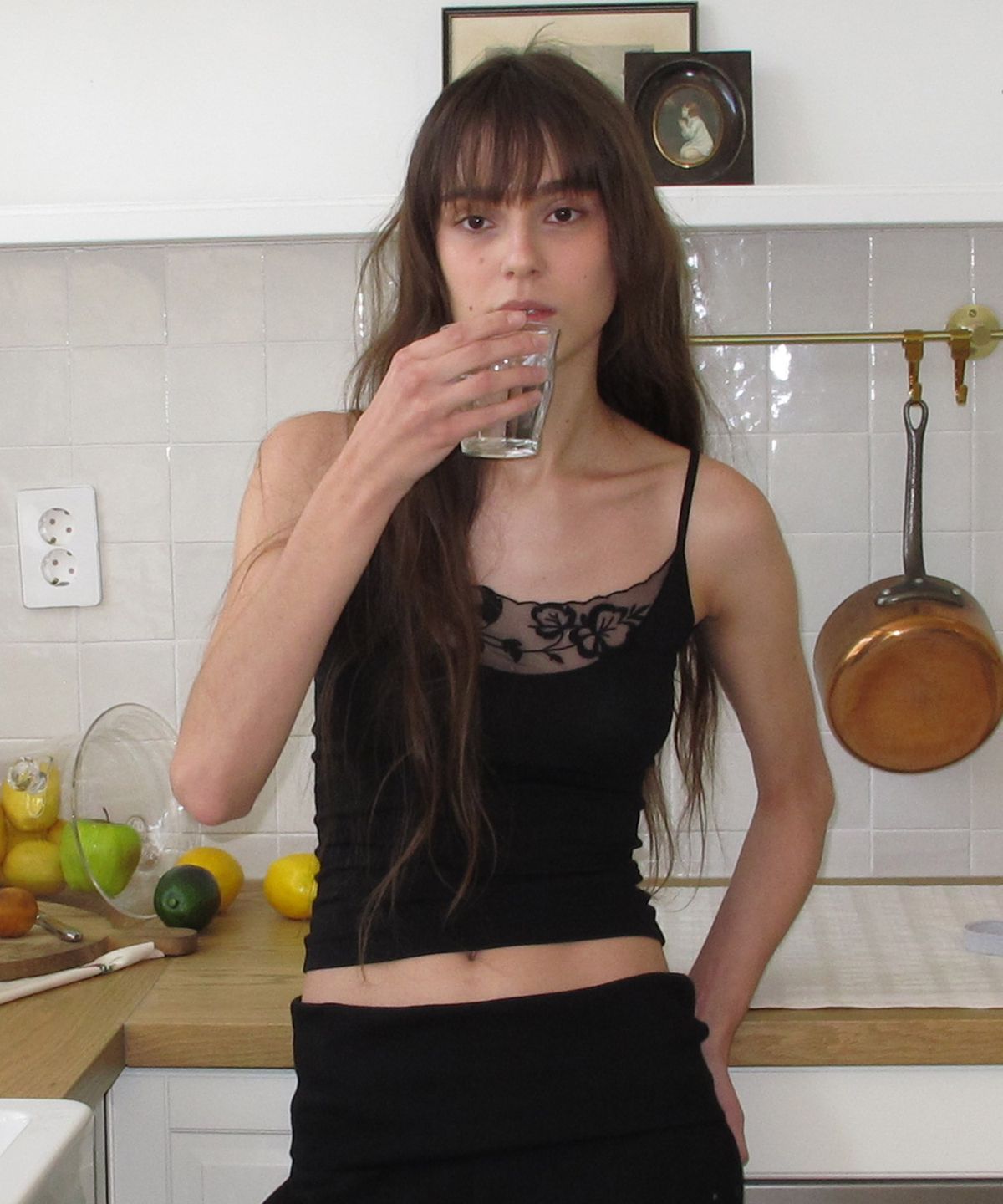 센토르(CENTAUR.KR) VIRGIN LACE SLEEVELESS TOP_BLACK