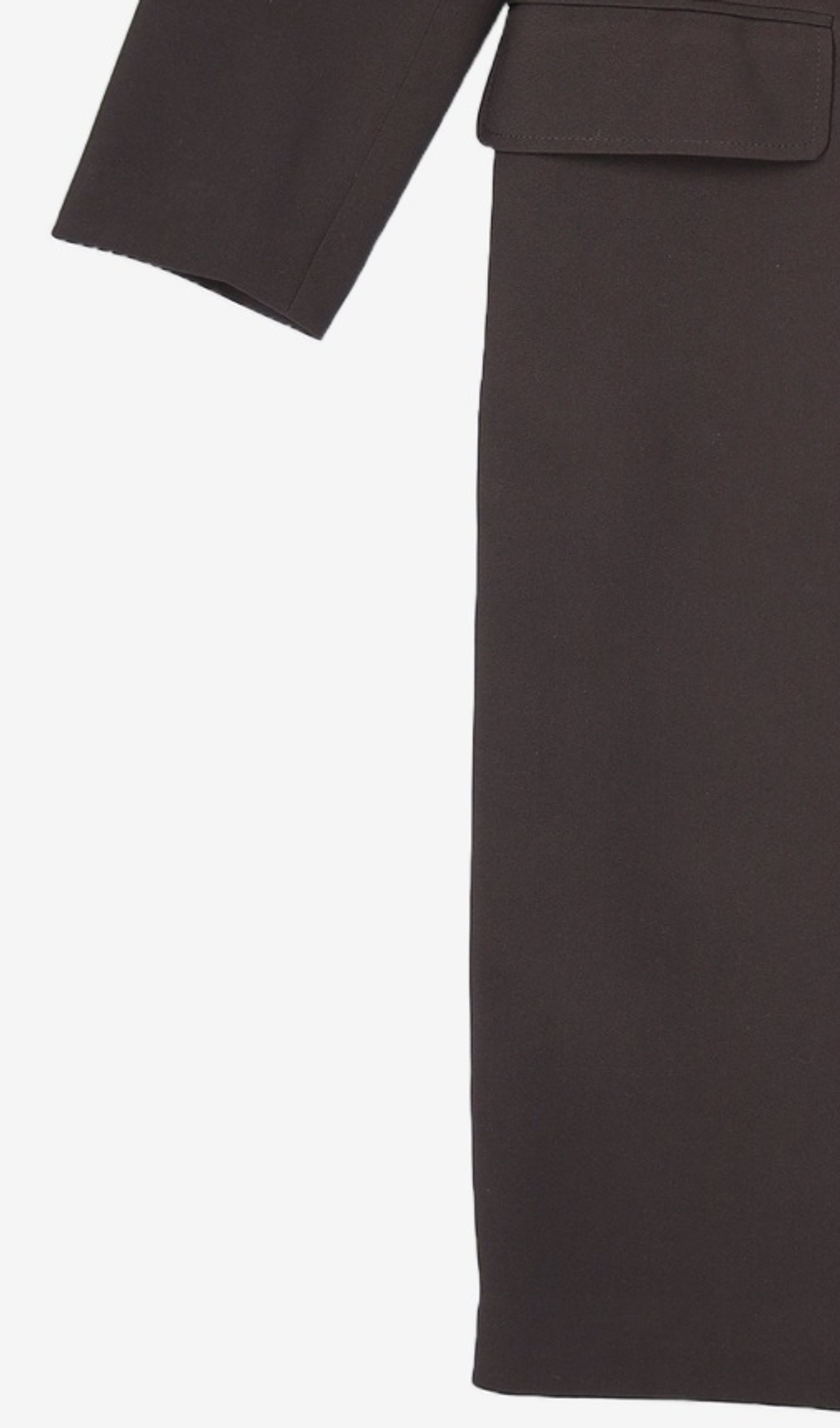 미쏘(MIXXO) 식스 버튼 심플 롱 자켓 MIWJK9331B S