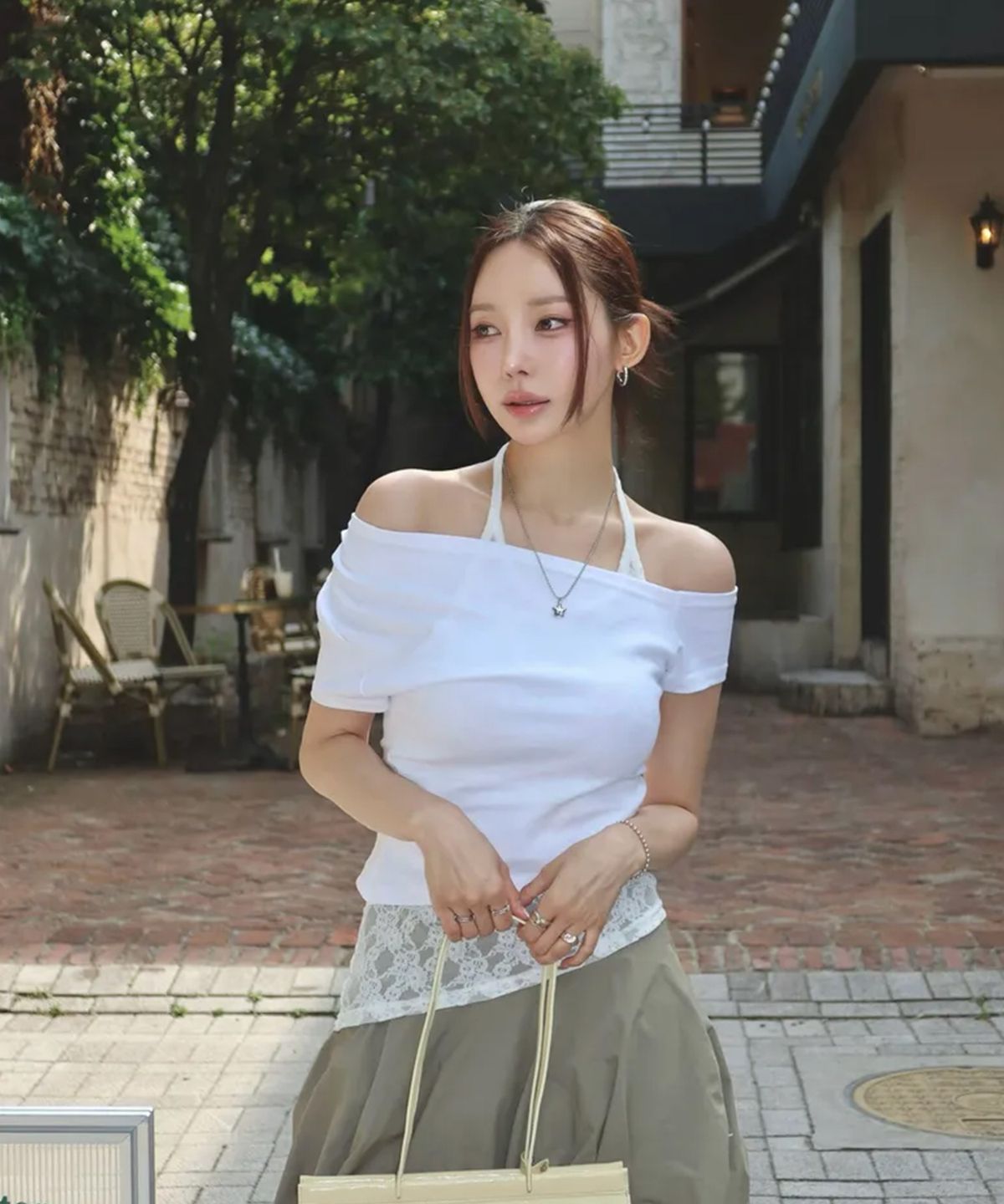 아이엠제이(IAMJ) 스마일리 스타 목걸이