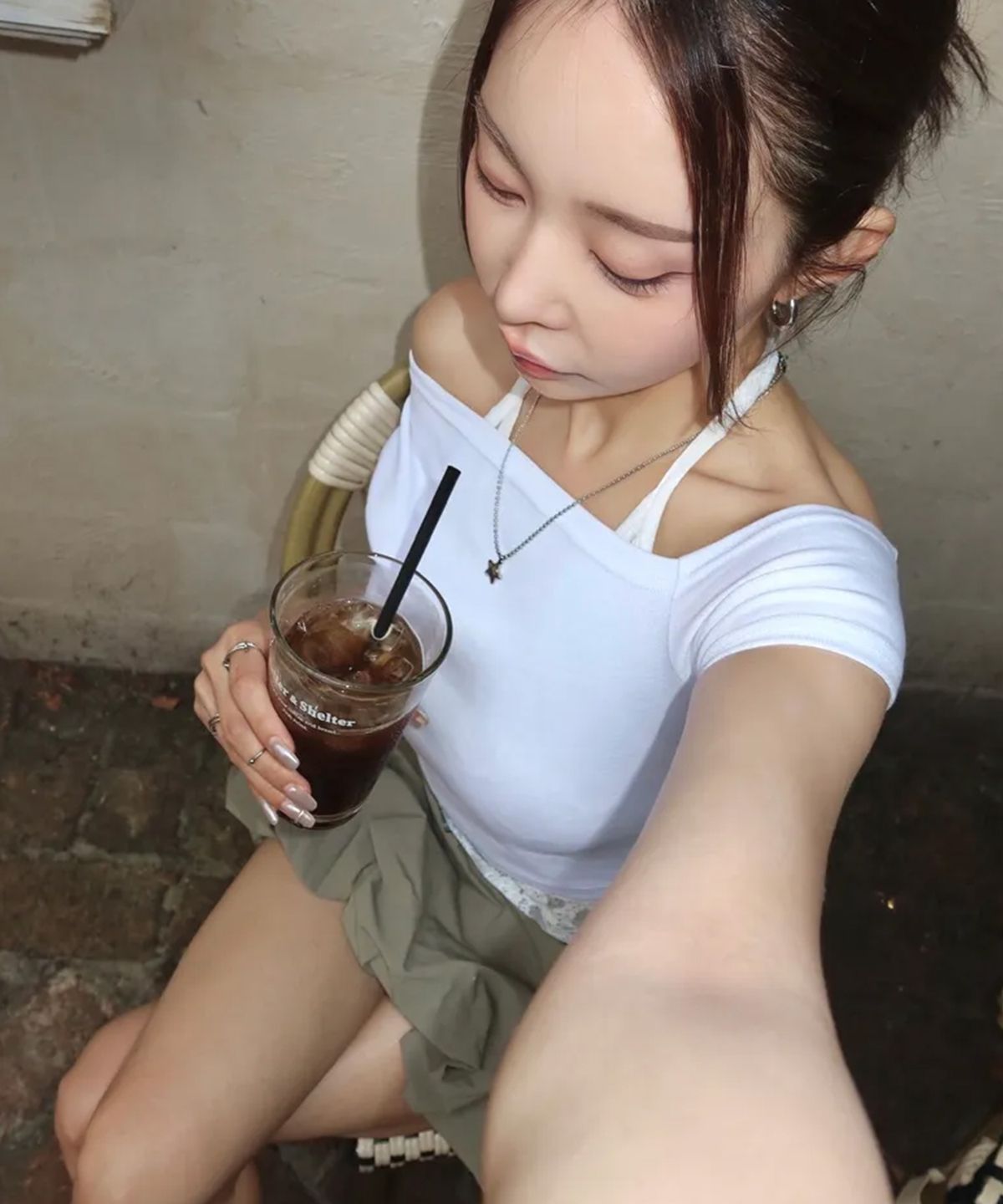 아이엠제이(IAMJ) 스마일리 스타 목걸이