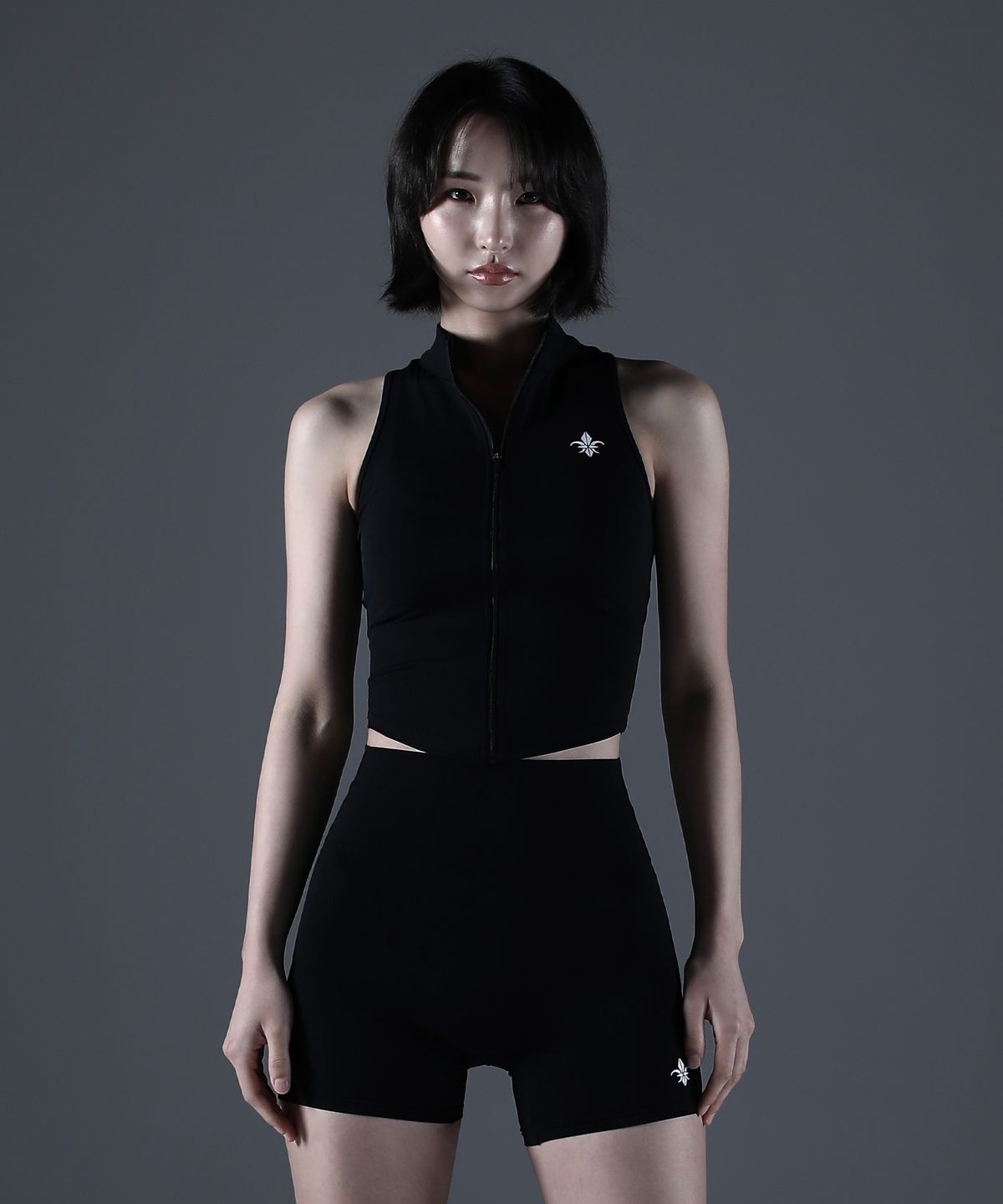 카미드(CARMID) (W) 노블 컴프레션 모크넥 나시 [블랙]