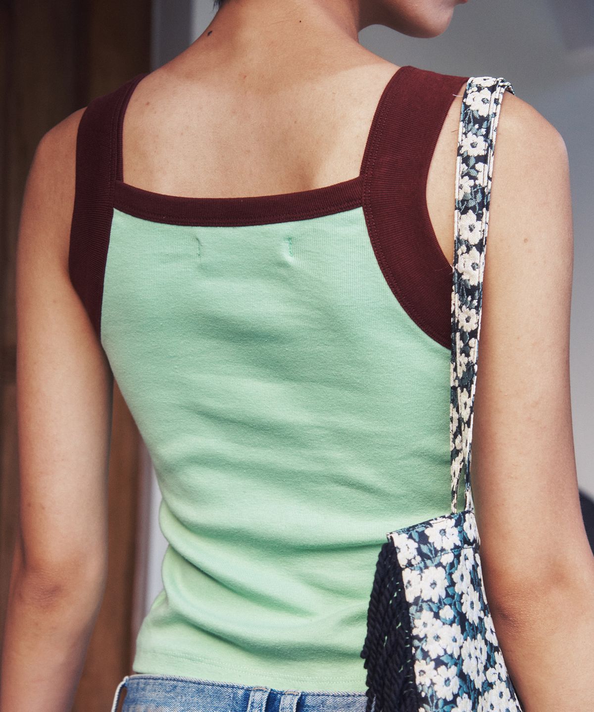 센토르(CENTAUR.KR) COWBOY SLEEVELESS TOP_GREEN