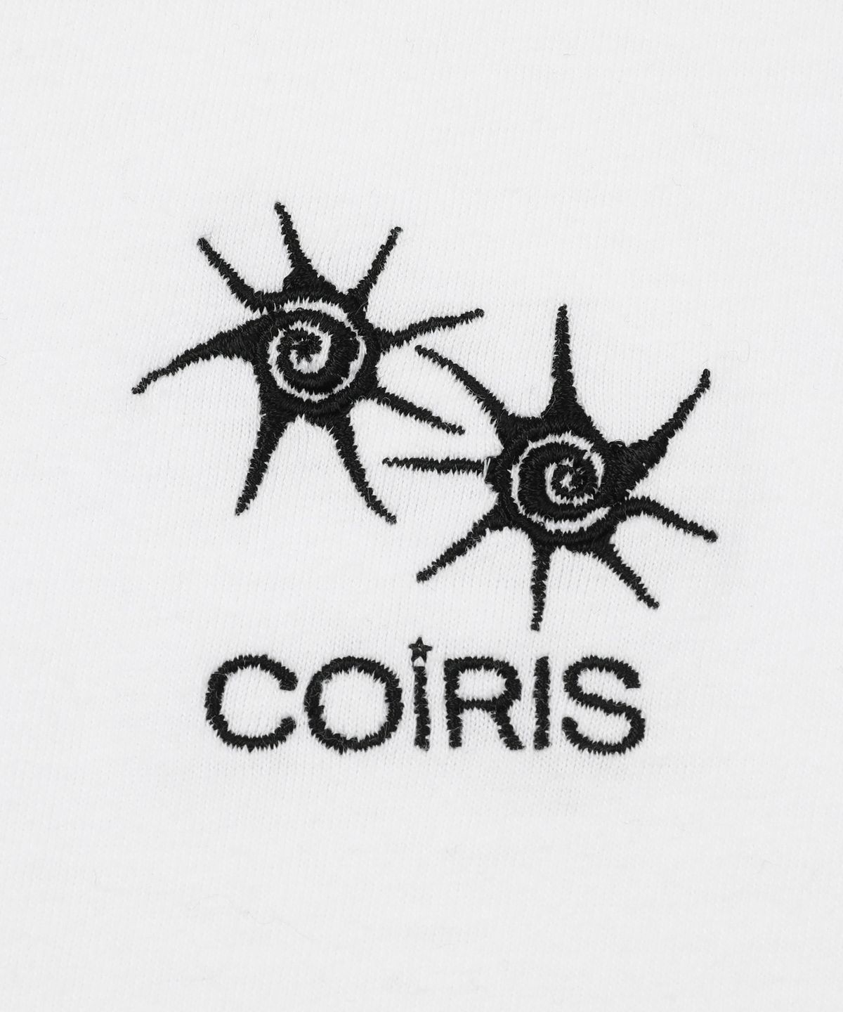 코이리스(COIRIS) 로라 스몰 로고 라운드넥 배색 긴팔 티 (3컬러)