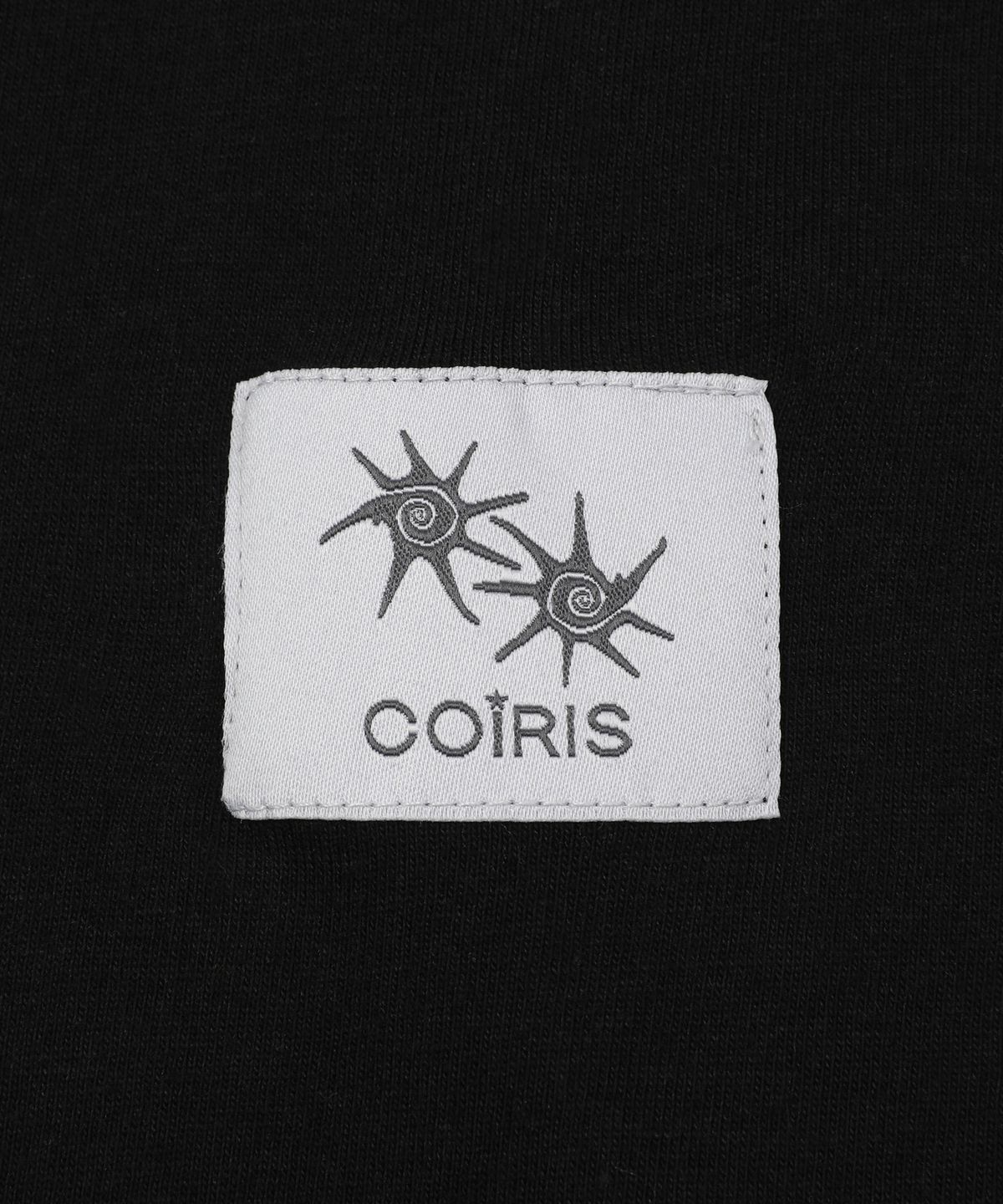 코이리스(COIRIS) 로라 스몰 로고 라운드넥 배색 긴팔 티 (3컬러)