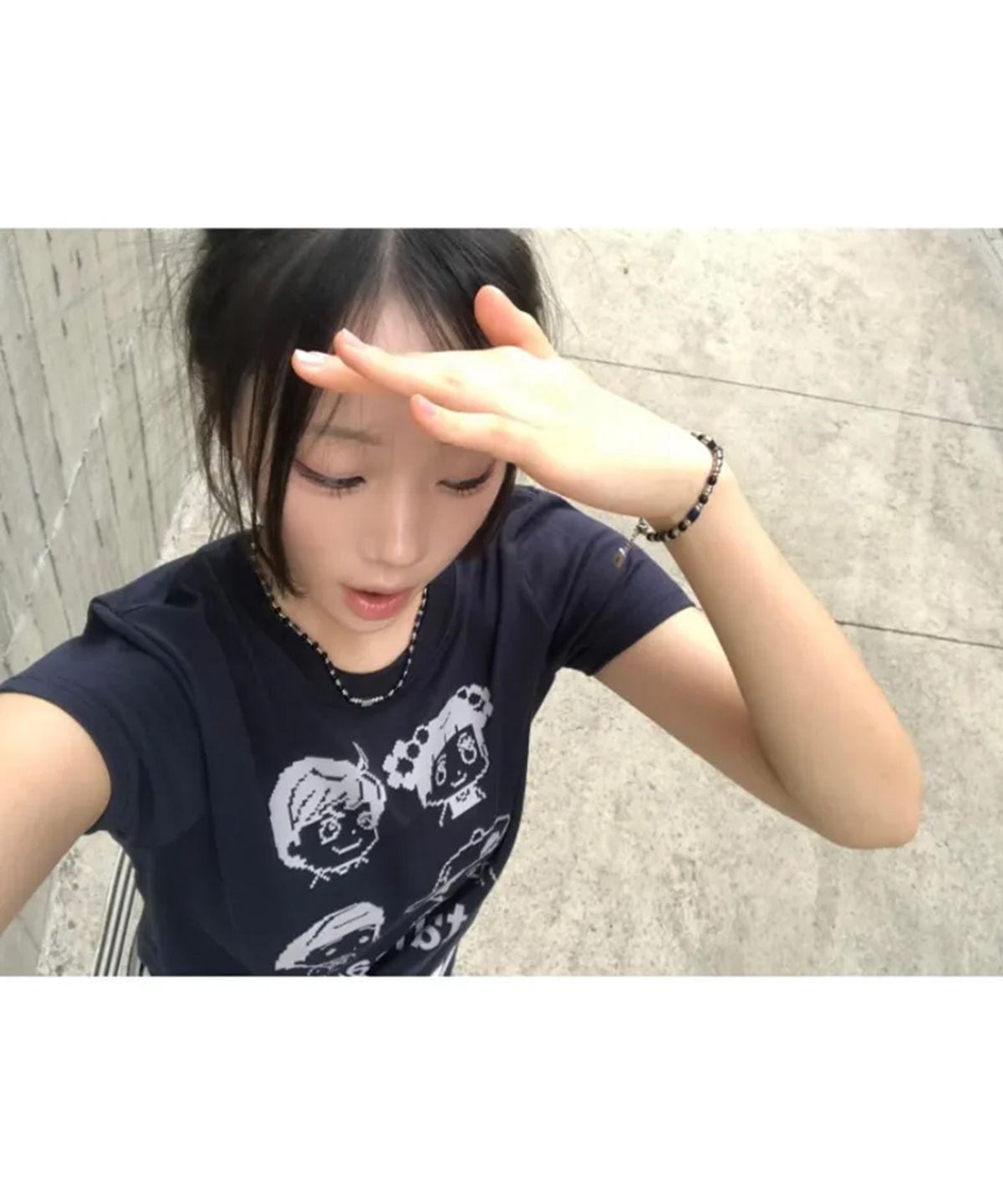 아이엠제이(IAMJ) 라피스 어레이 비드 목걸이