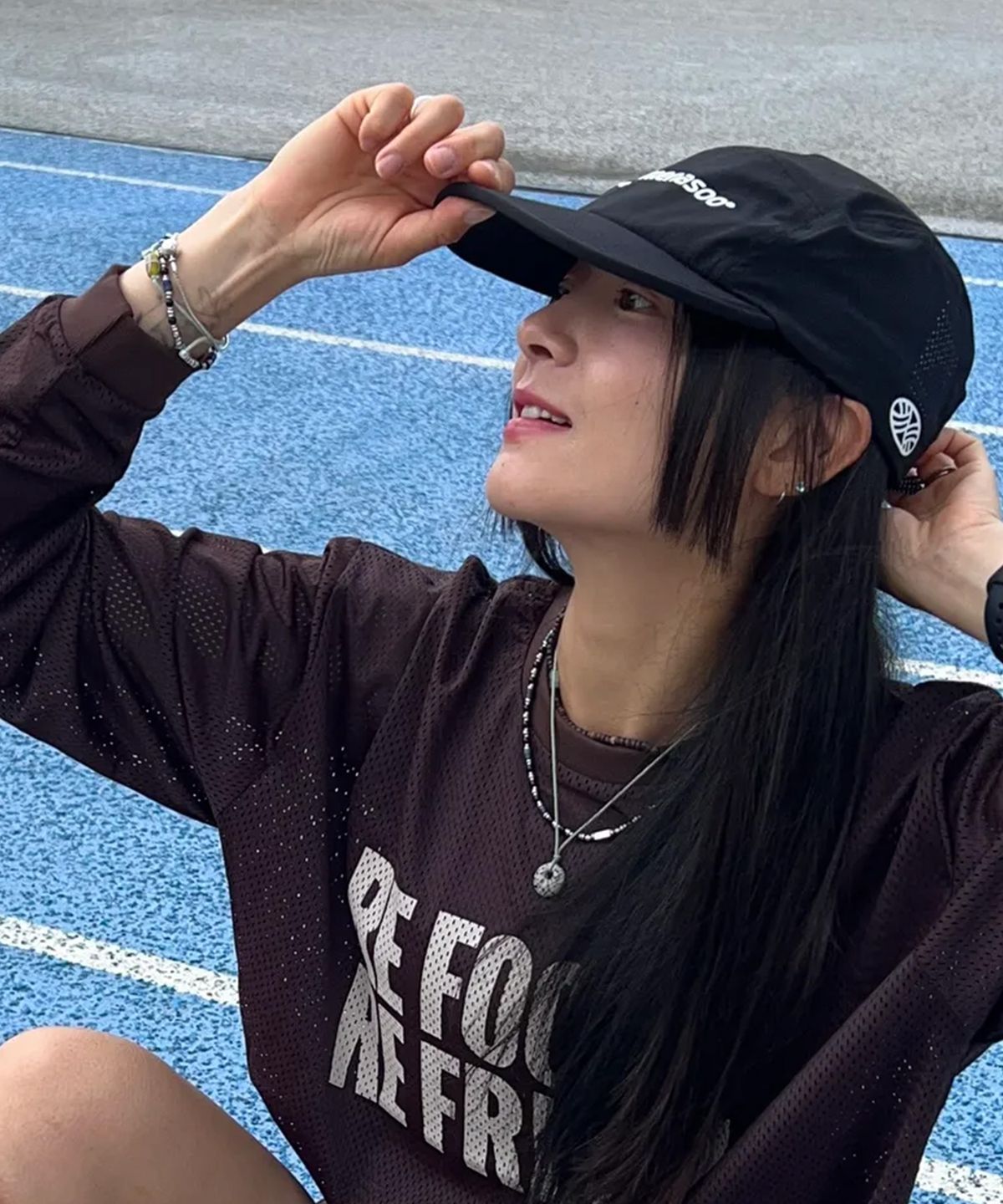 아이엠제이(IAMJ) 라피스 어레이 비드 목걸이