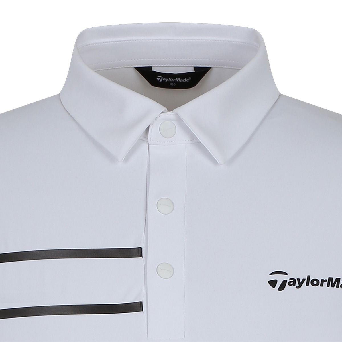 테일러메이드 어패럴(TAYLORMADE APPAREL) 남성 원포인트 냉감소매 카라 티셔츠 TTO-23HG44-100