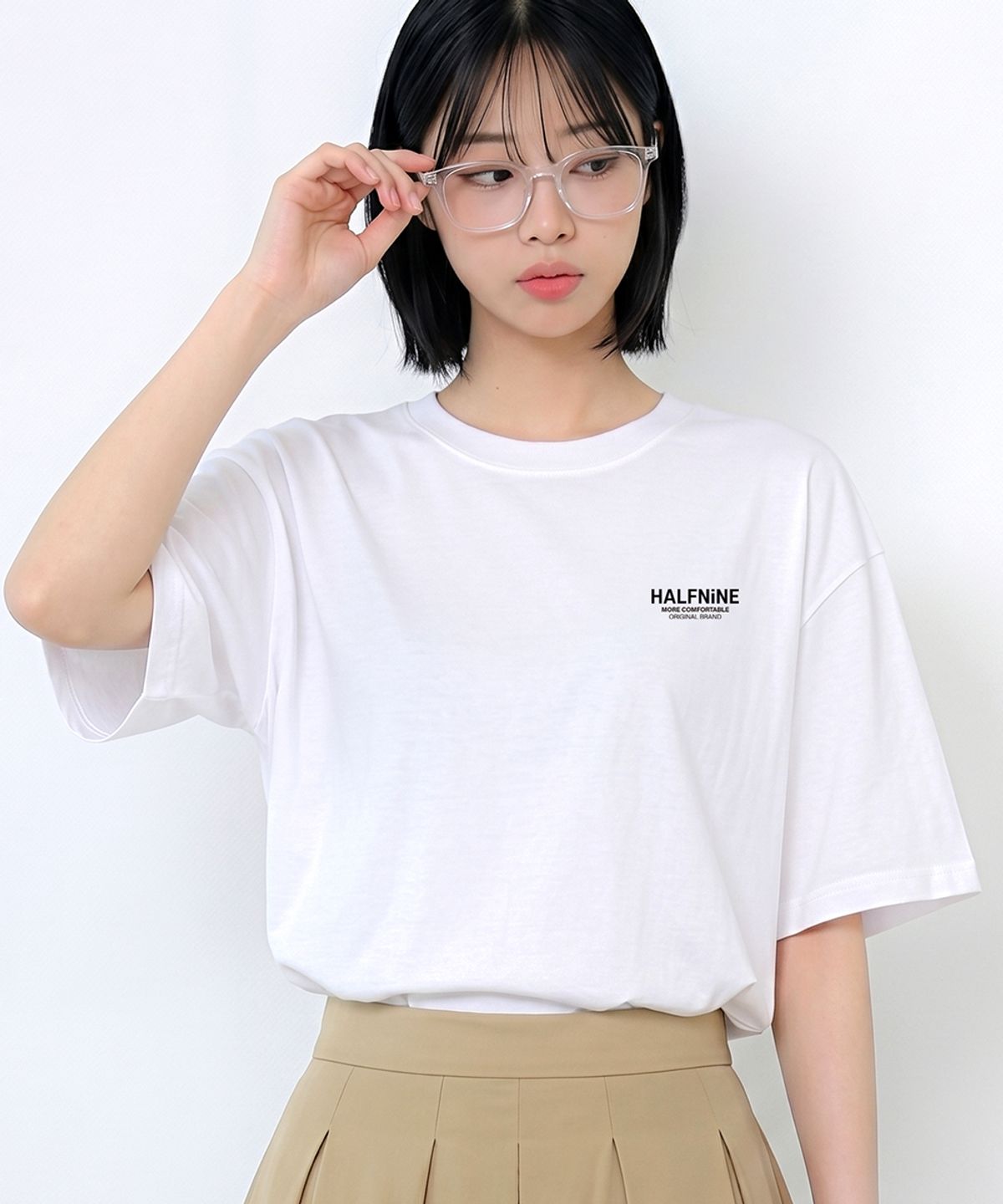 하프나인(HALFNINE) 하프라이팅 반팔티셔츠 I05BRD_HBX11337