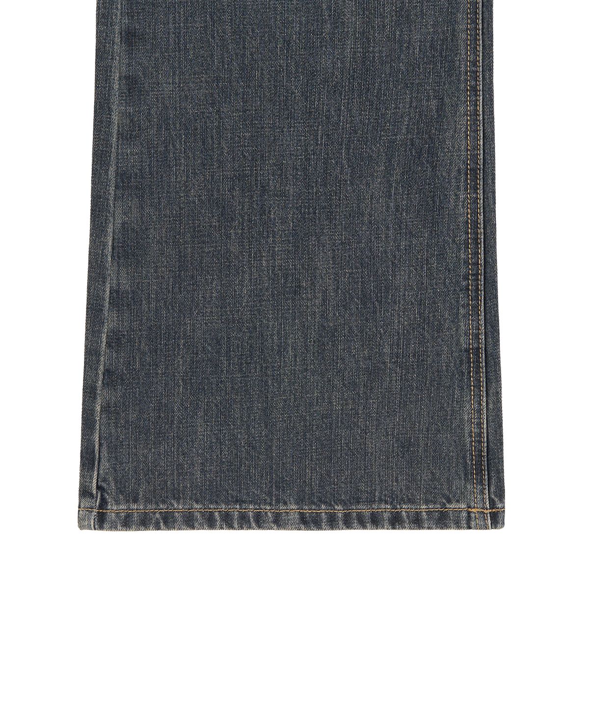 페플리(PEPLEE) Washed Denim Boots Cut Pants (Vintage Blue)