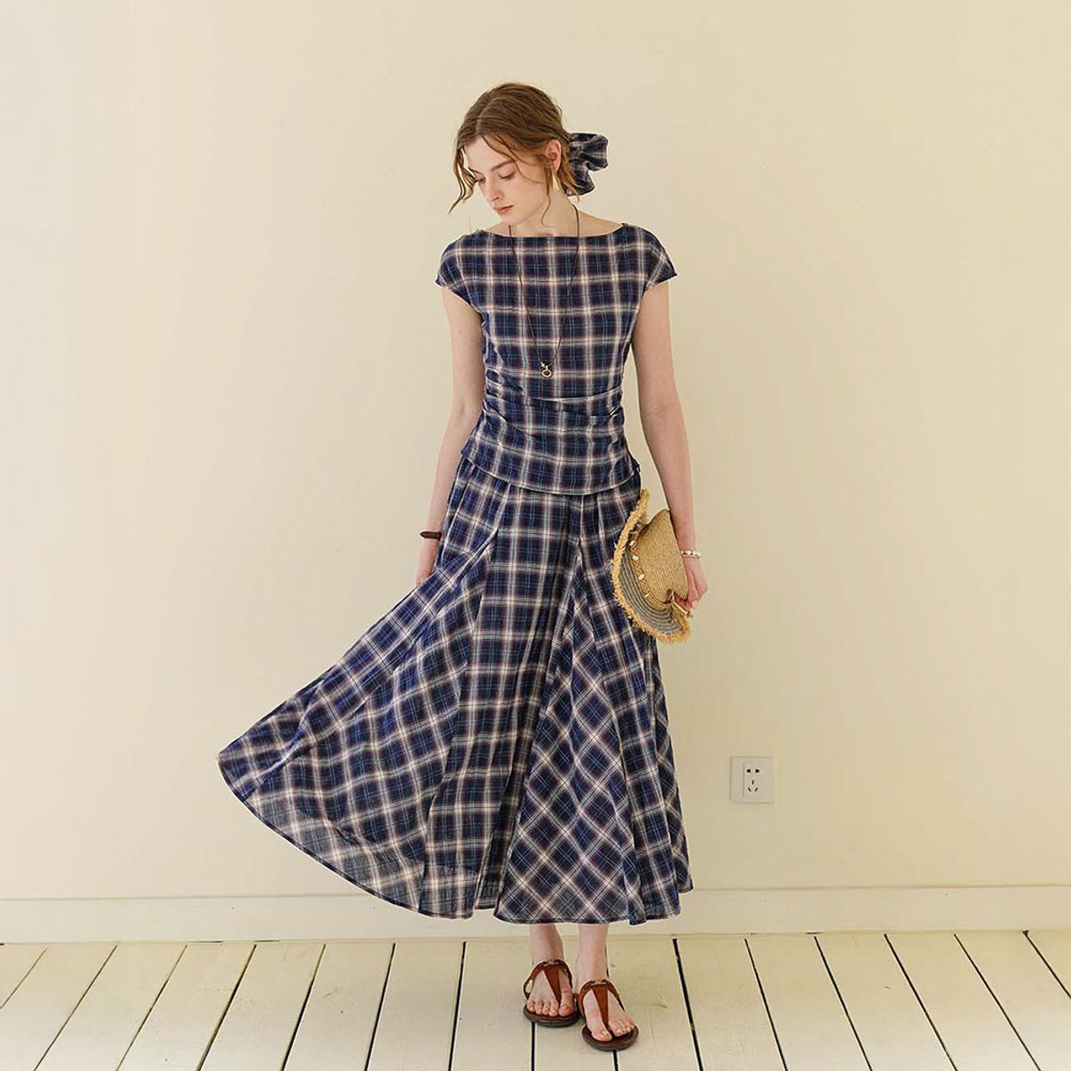 심플레트로(SIMPLE RETRO) SR_Boat collar swing top