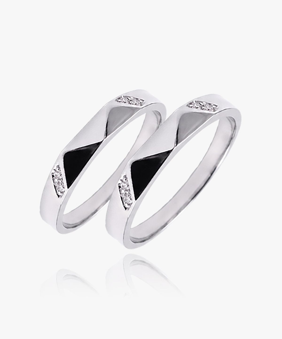 엘렌쥬얼리(HELENE JEWELRY) 실버 Silver 925 비숍 커플 링 은 반지