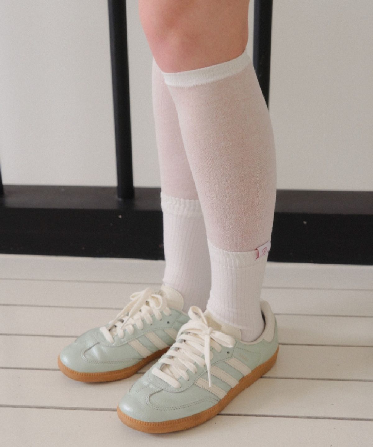 래니래니(RENNYRENNIE) LAYERD KNEE SOCKS - 레이어드 니삭스 양말 4종 택1