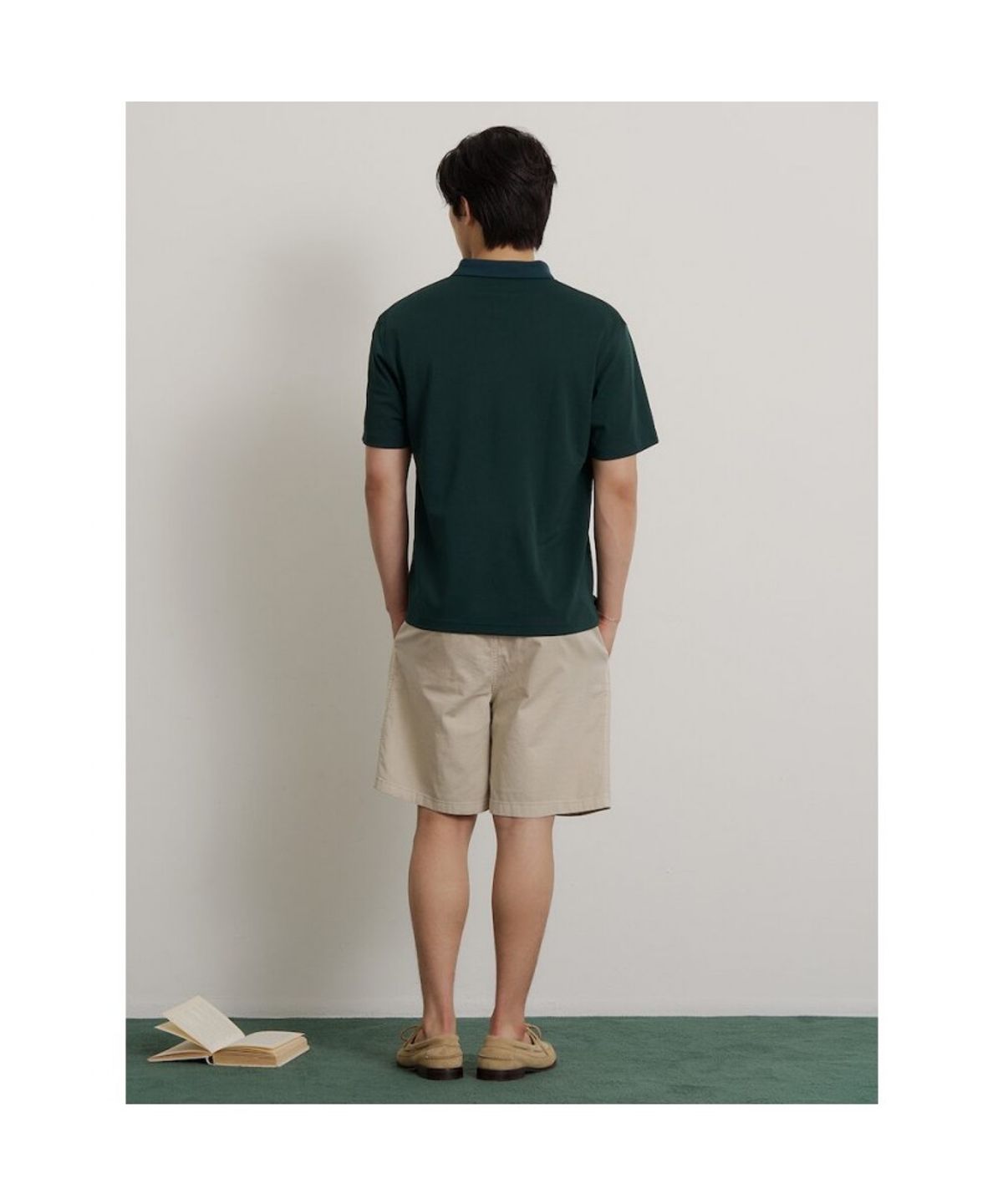 빈폴 멘(BEANPOLE MEN) 소로나 피케 칼라 티셔츠  그린
