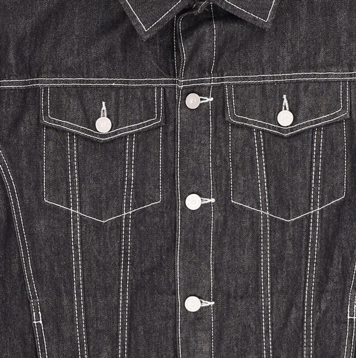 86로드(86ROAD) 2724 Washing denim jacket RAW BLACK M
