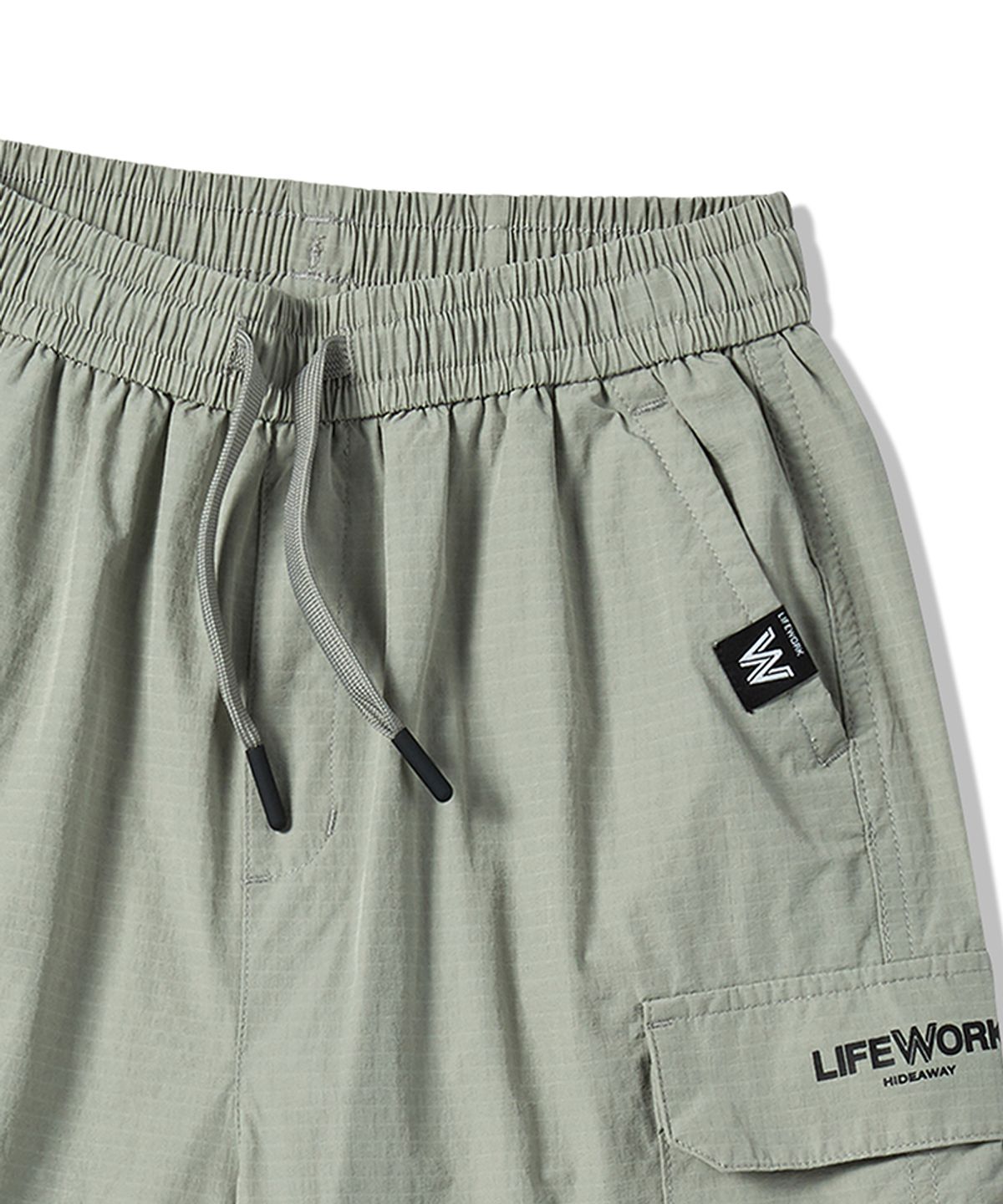 라이프워크 키즈(LIFEWORK KIDS) 키즈) 립스탑 라이트 카고 숏 팬츠