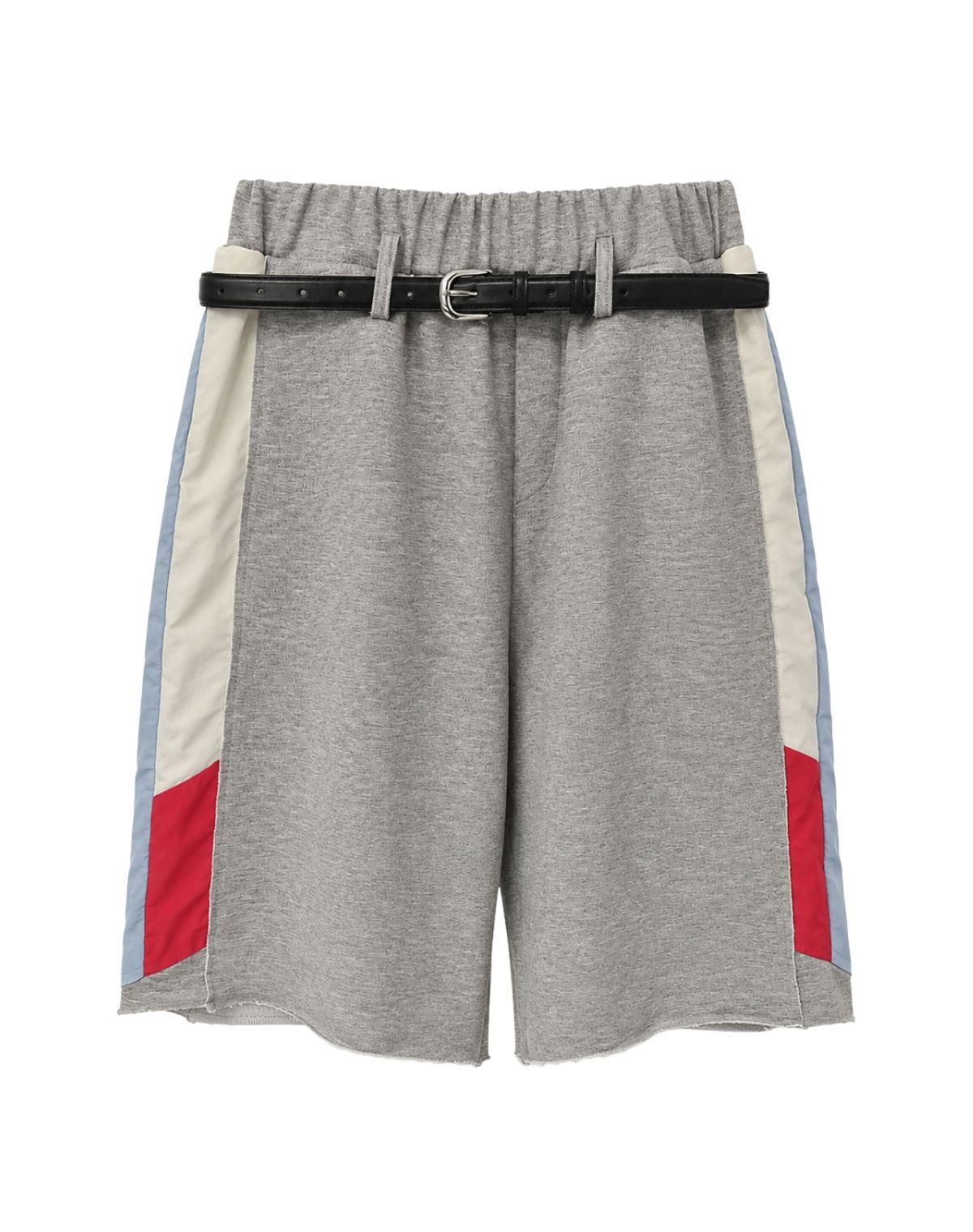 오디너리피플(ORDINARY PEOPLE) RE : Patchline Color Trackers Sweat Half Pants [GRAY]