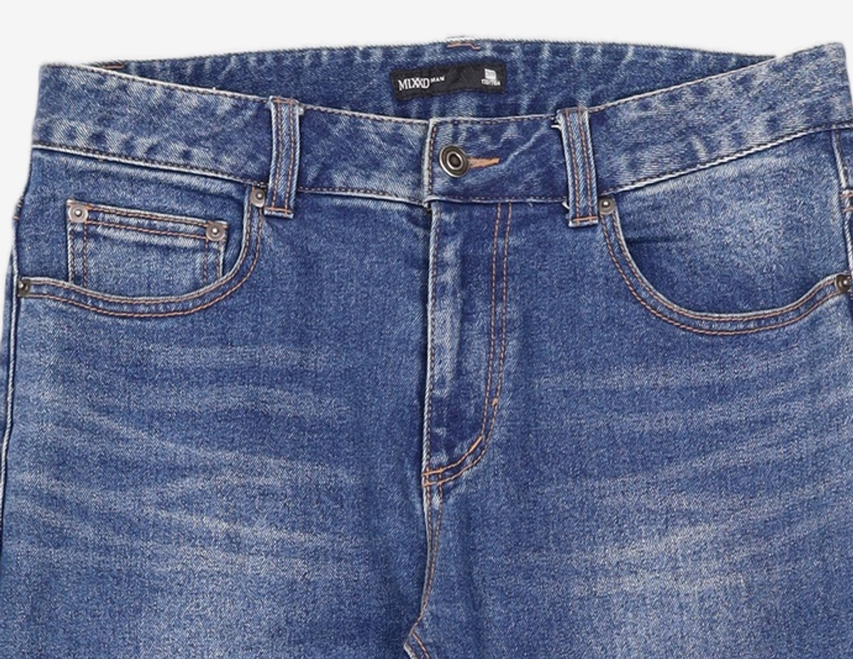 미쏘(MIXXO) 10부 슬림핏 청바지 MIMTJ9302A 30