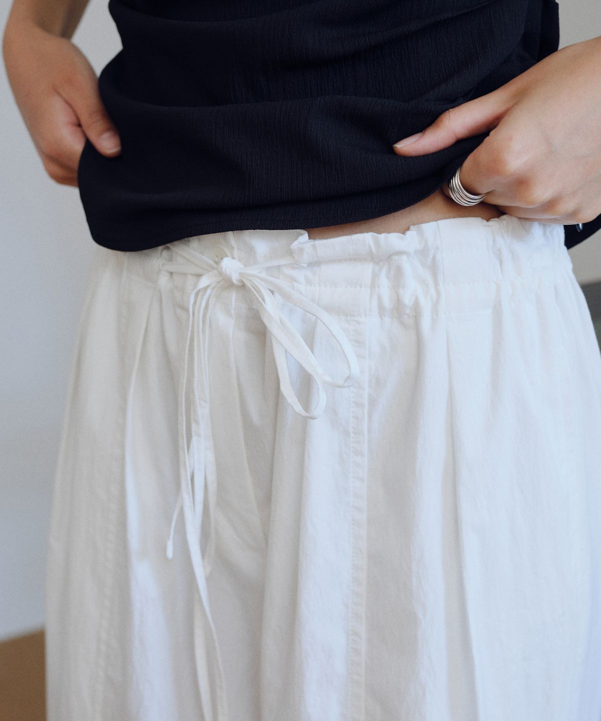 유라고(URAGO) Double string line pants