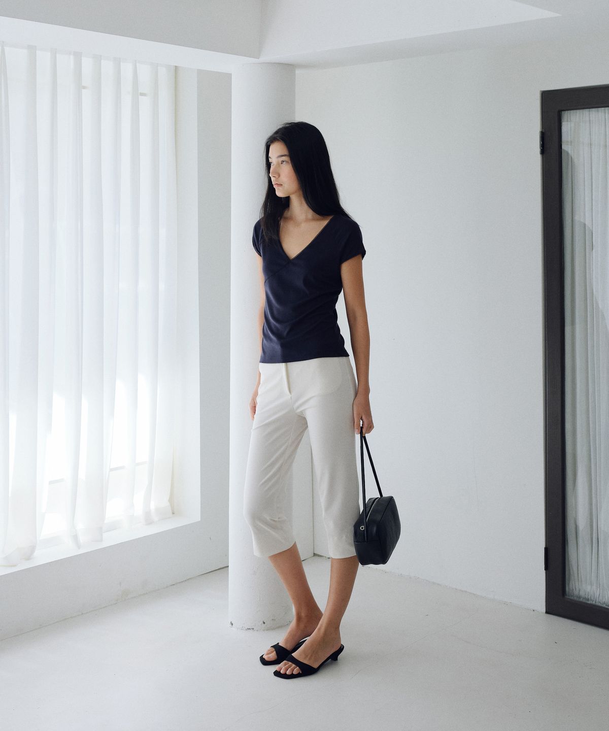 유라고(URAGO) Mare capri pants