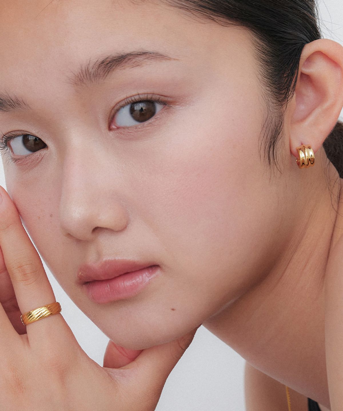 오블라(OVLA) time molding earring_S JE075