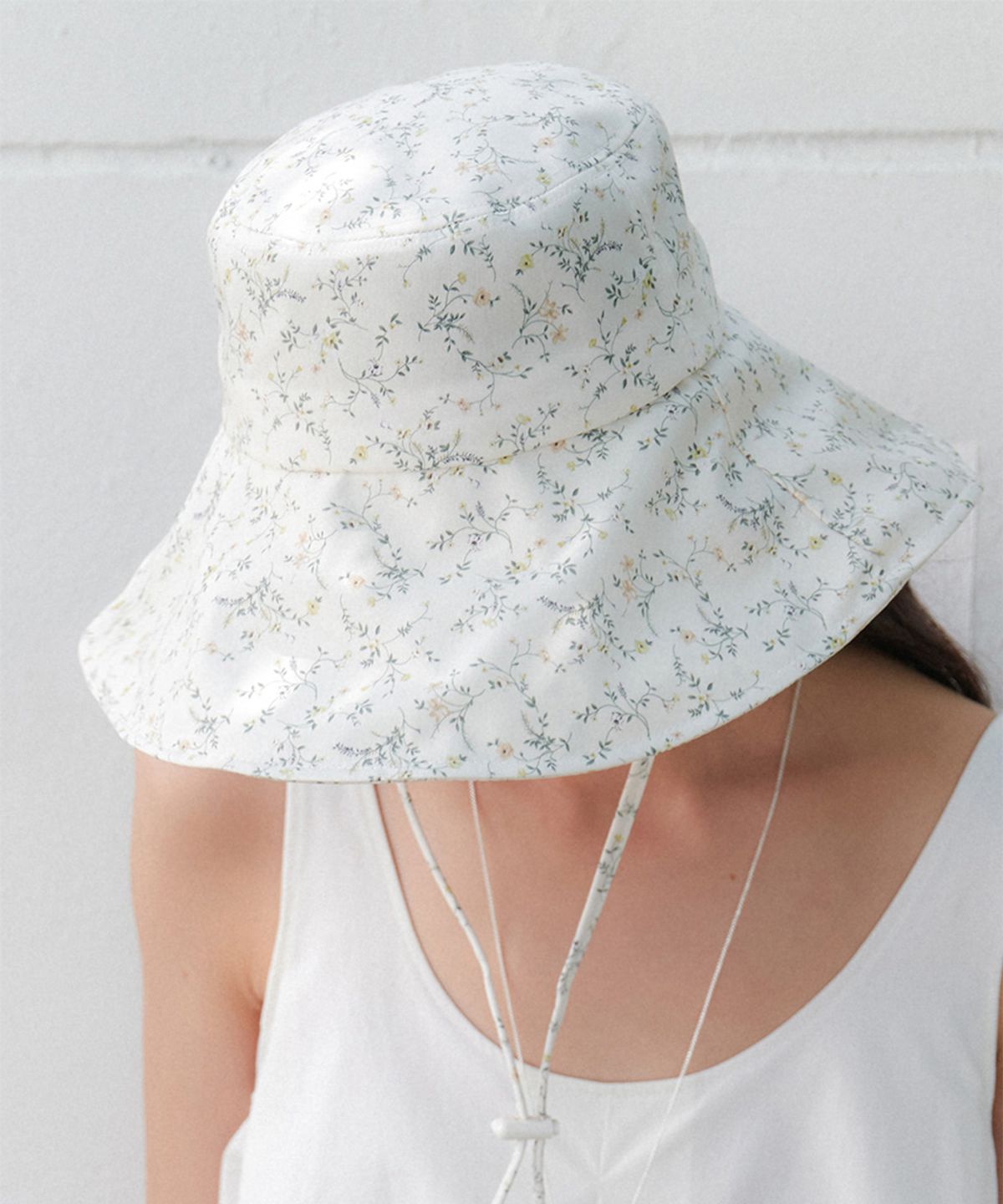 오블라(OVLA) garden bucket hat_Ivory graden HA068