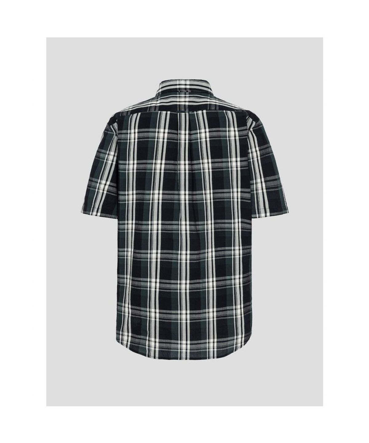 빈폴 멘(BEANPOLE MEN) 시어서커 빅체크 반소매 셔츠  그린
