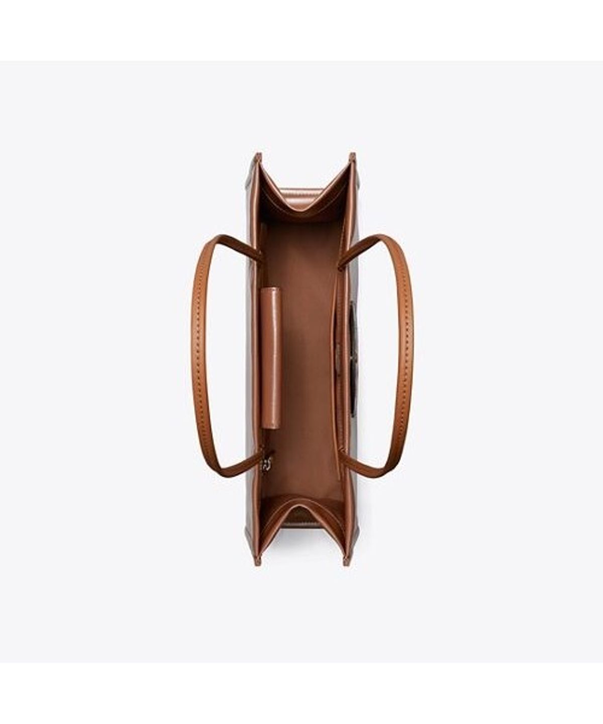토리버치(TORYBURCH) 엘라 이스트웨스트 토트 - 에이지드 탄