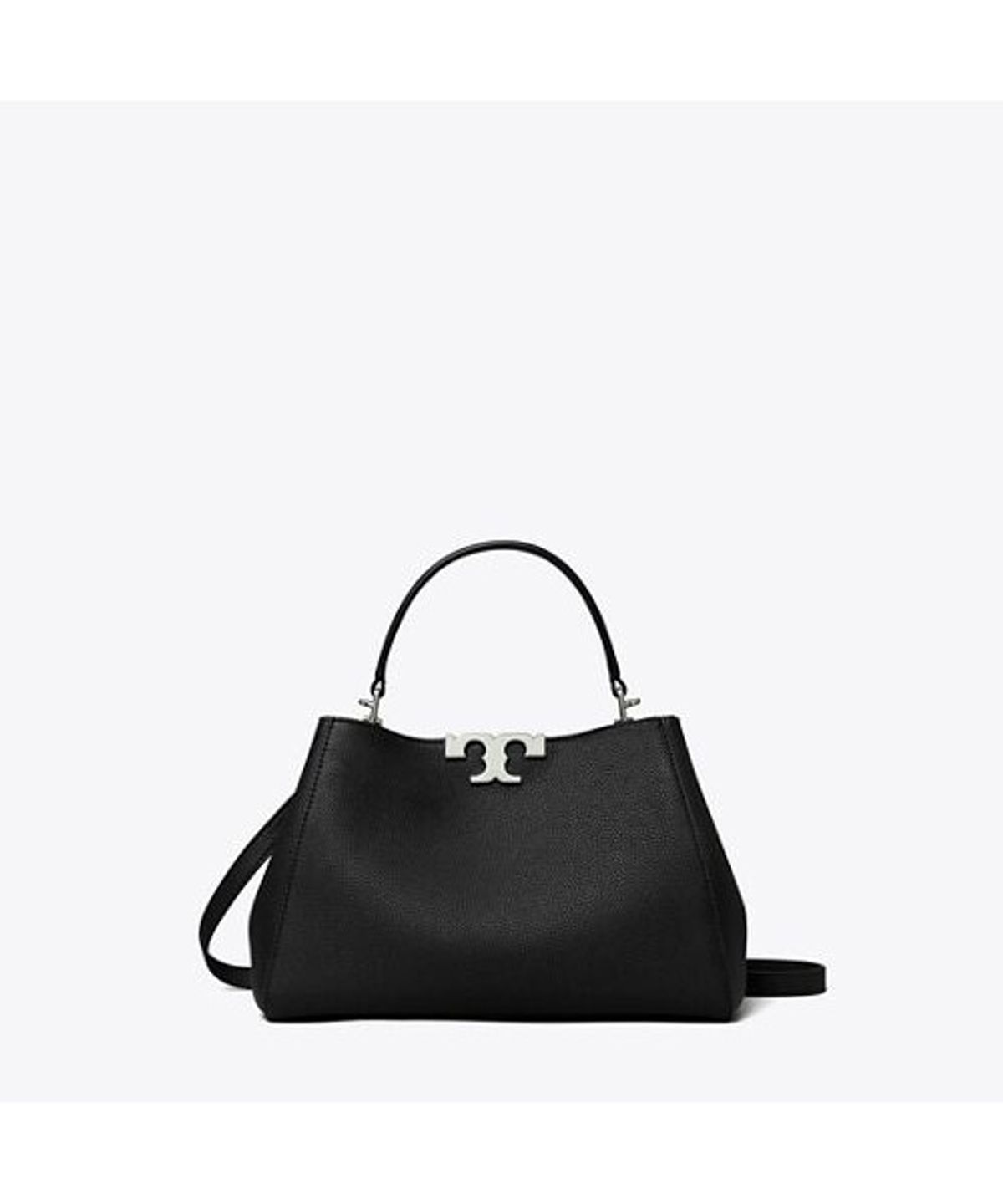 토리버치(TORYBURCH) 엘리노어 소프트 미디움 사첼 - 블랙