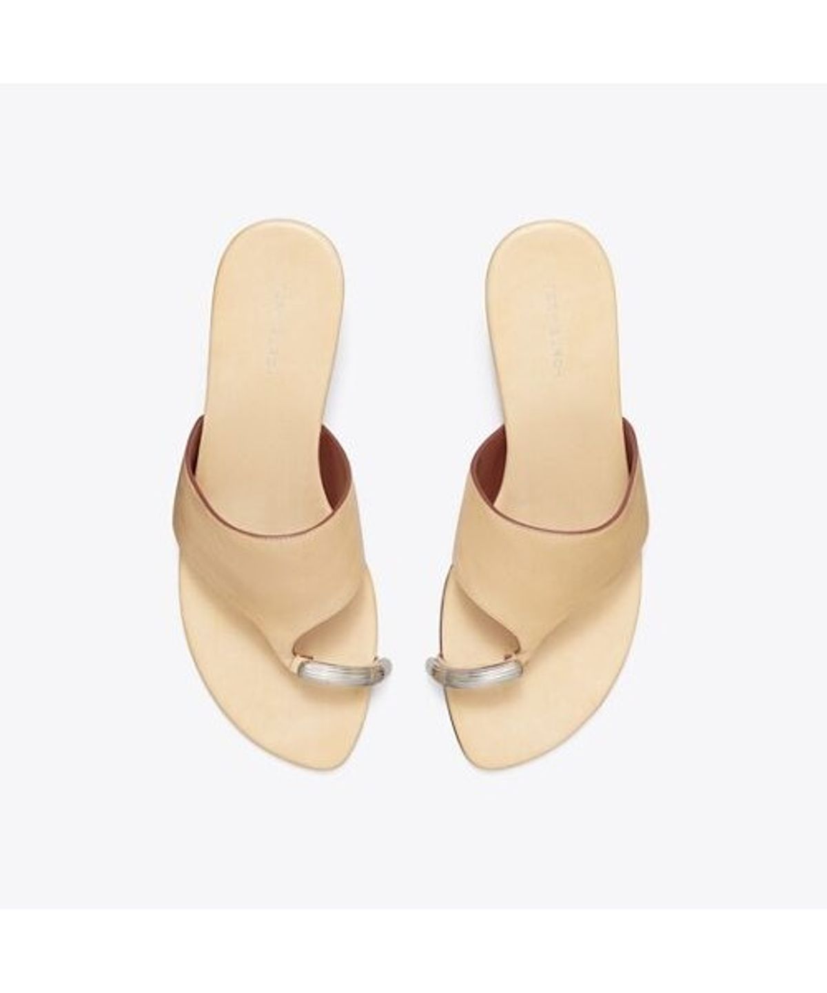 토리버치(TORYBURCH) 피어스드 웻지 45Mm - 스모키 탄