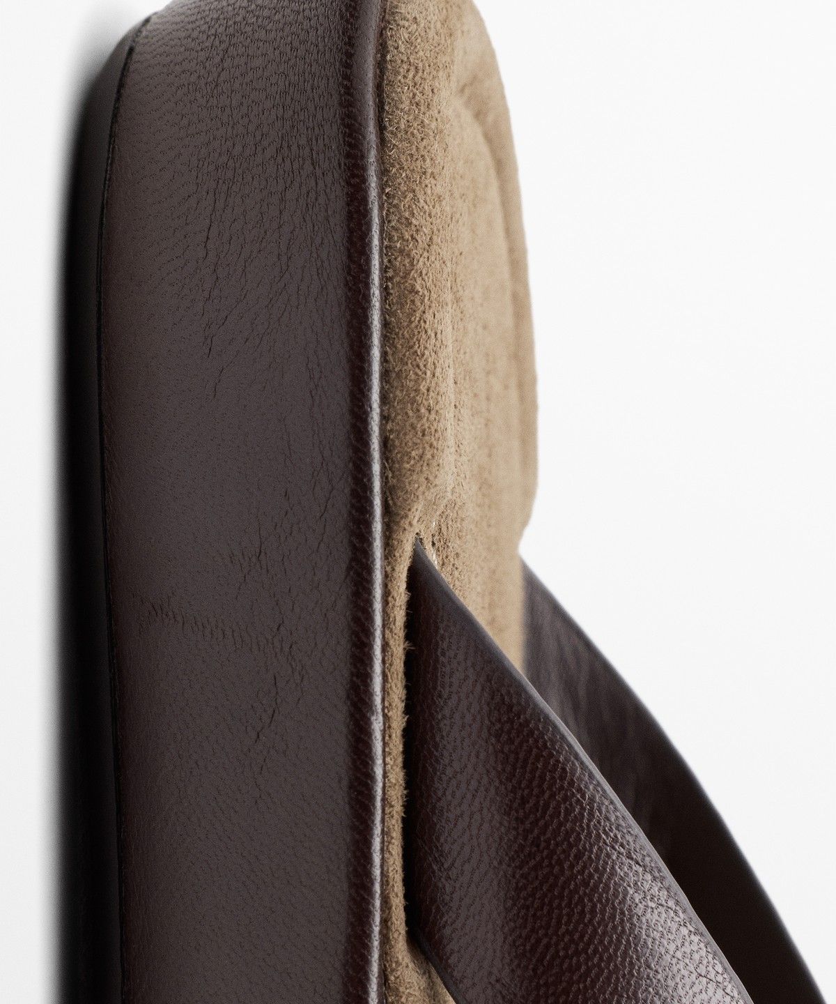 마시모두띠(MASSIMO DUTTI) 플랫폼 가죽 샌들