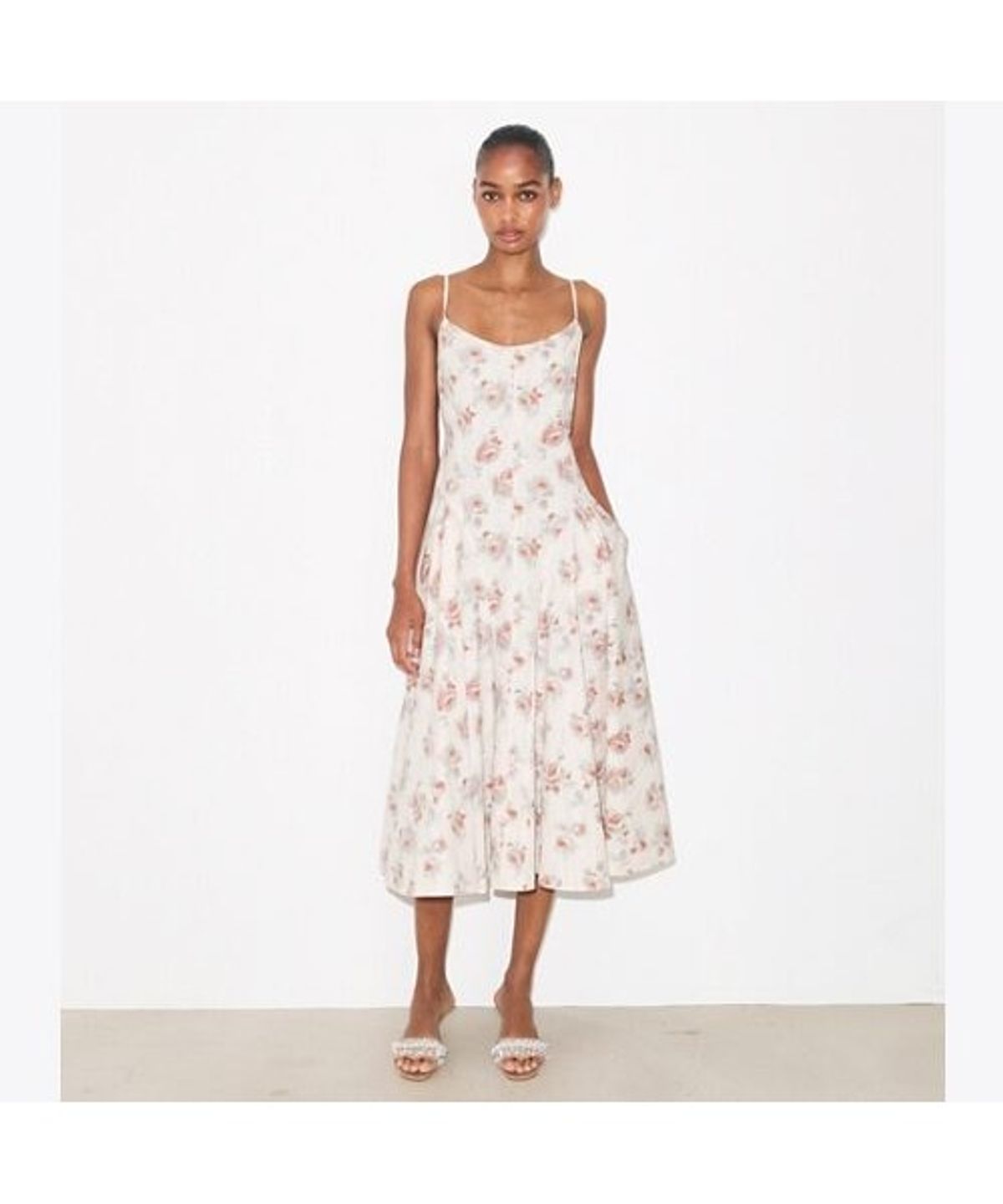 토리버치(TORYBURCH) 포플린 탱크 드레스 - 핑크 로즈
