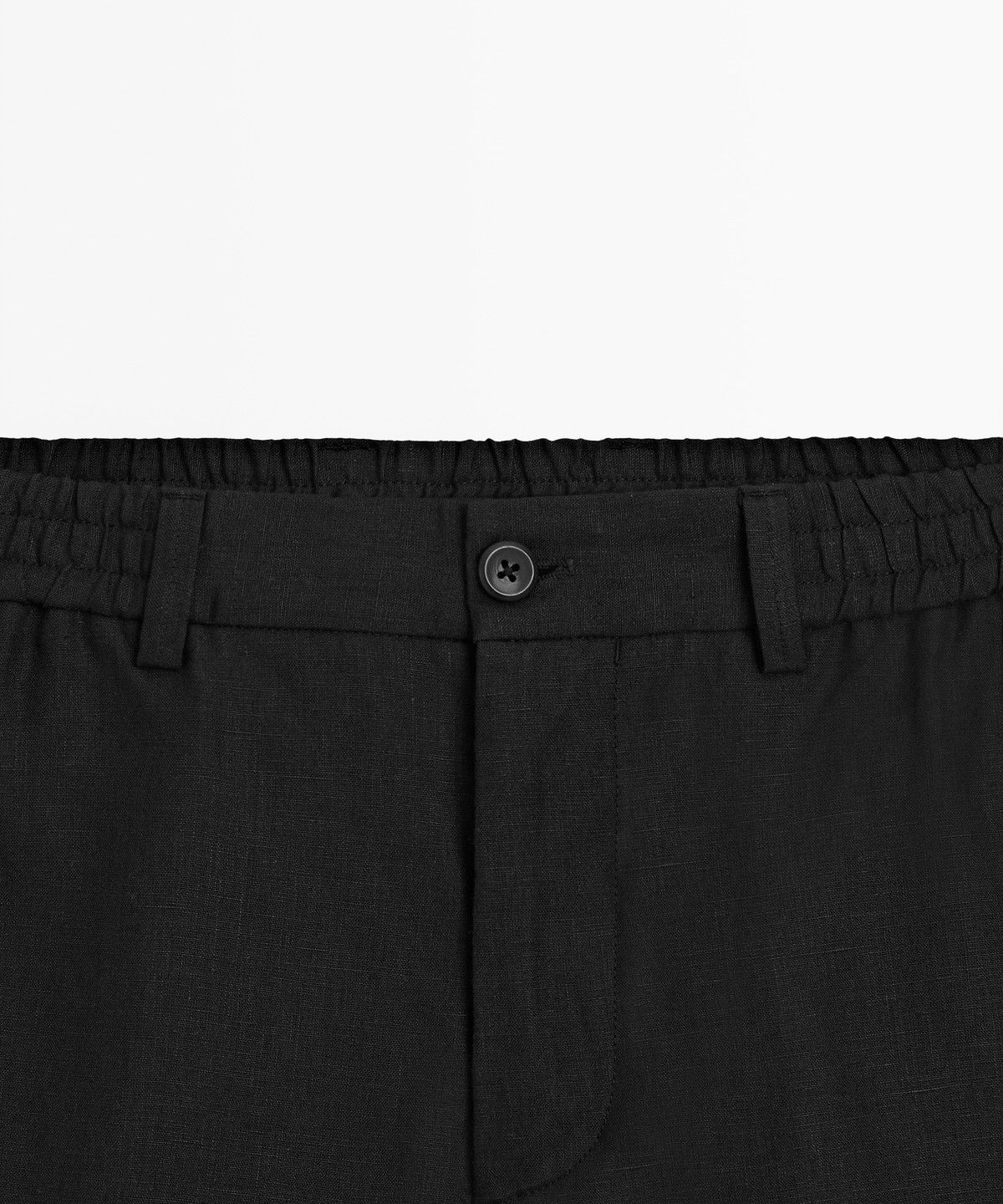 마시모두띠(MASSIMO DUTTI) 100% 린넨 버뮤다 쇼츠