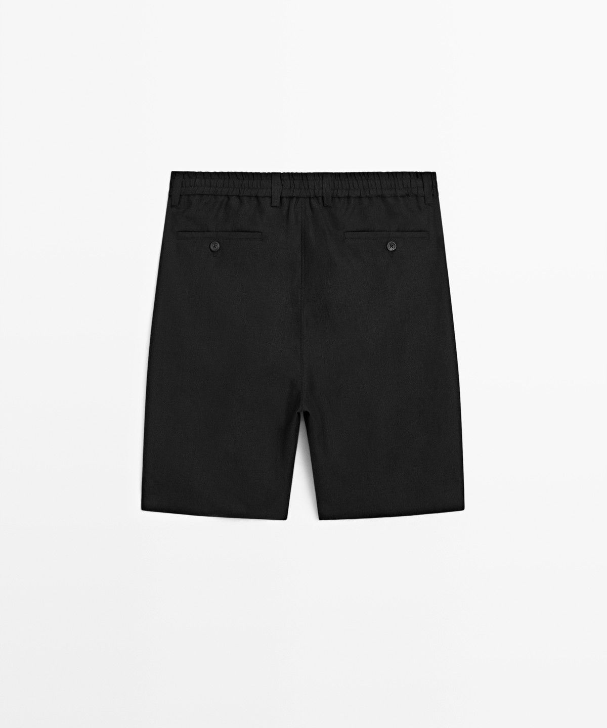 마시모두띠(MASSIMO DUTTI) 100% 린넨 버뮤다 쇼츠