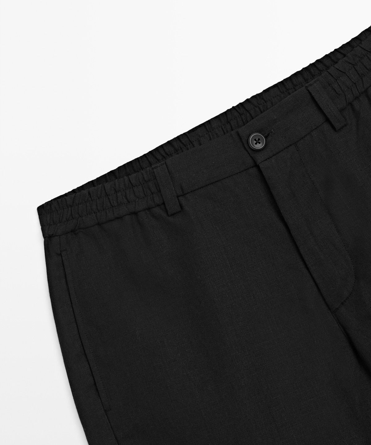 마시모두띠(MASSIMO DUTTI) 100% 린넨 버뮤다 쇼츠