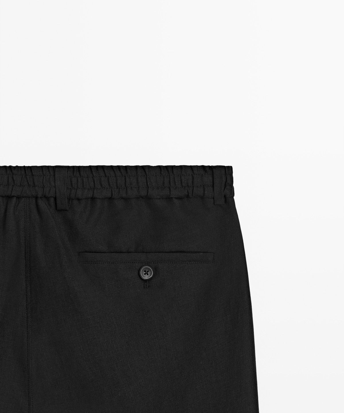 마시모두띠(MASSIMO DUTTI) 100% 린넨 버뮤다 쇼츠