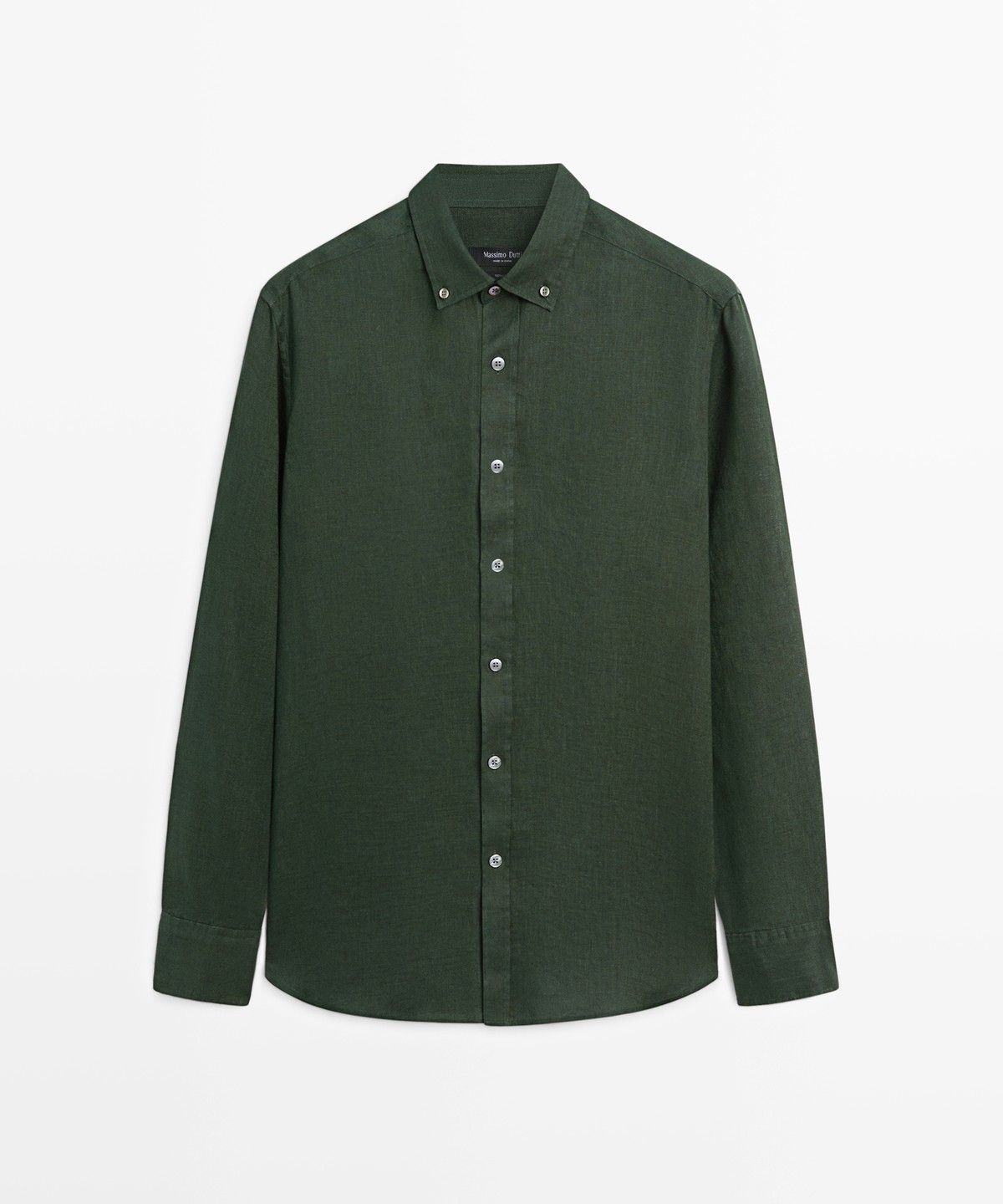 마시모두띠(MASSIMO DUTTI) 100% 린넨 레귤러핏 셔츠