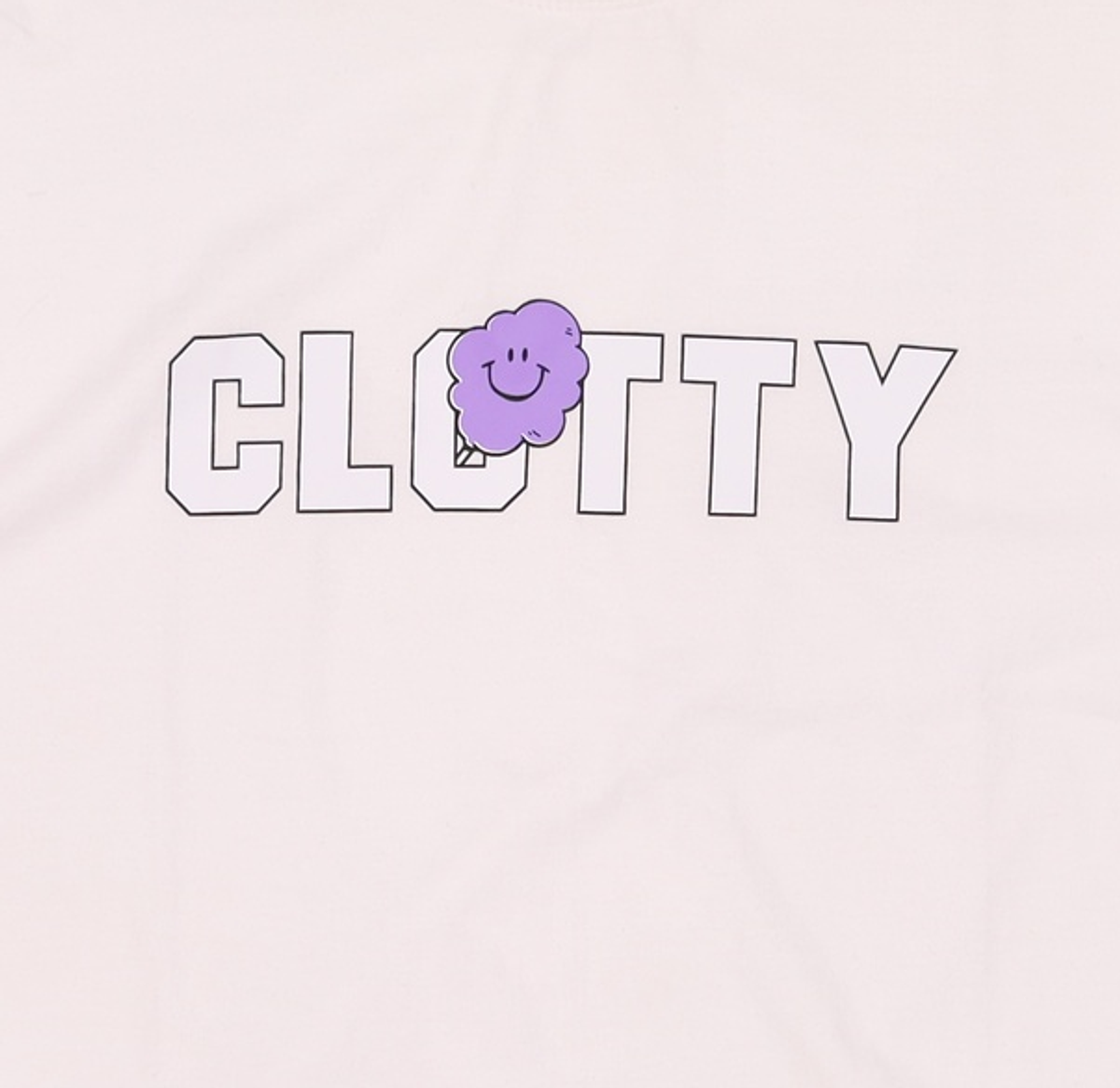 클로티(CLOTTY) SMILE CC LOGO T-SHIRT WHITE(CY2BMFT513A) FREE
