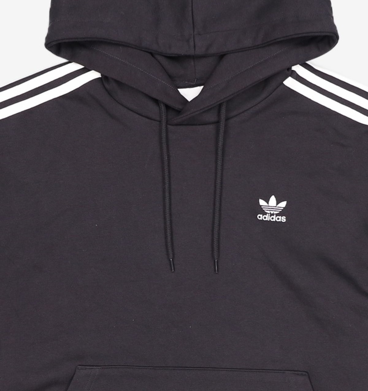 아디다스(ADIDAS) 배기 핏 후디 - 블랙 / JC6251 XL