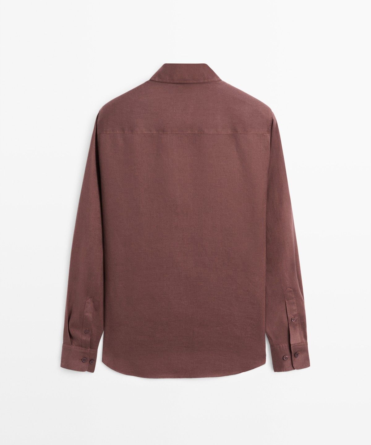 마시모두띠(MASSIMO DUTTI) 100% 린넨 슬림 핏 셔츠